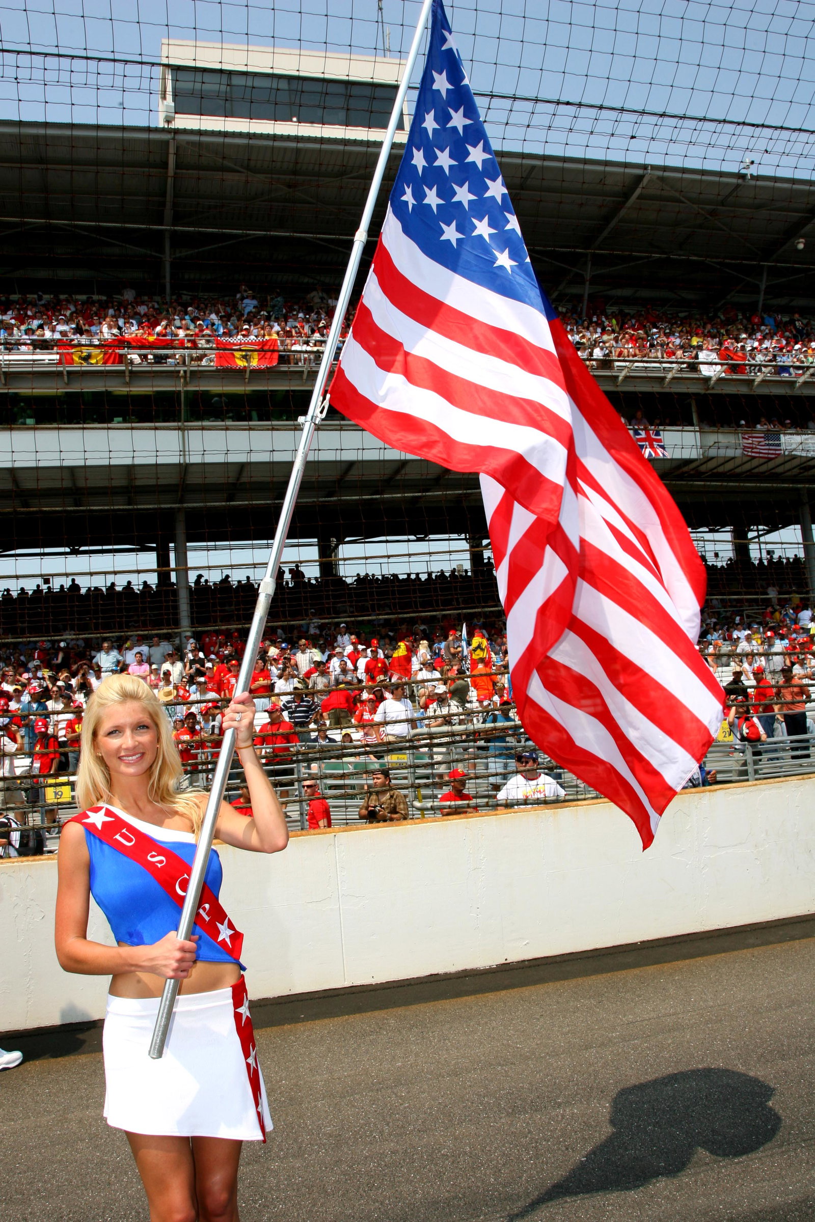 02.07.2006 Indianapolis, USA, USA GP grid girl - Formula 1 World Championship, Rd 10, United States 