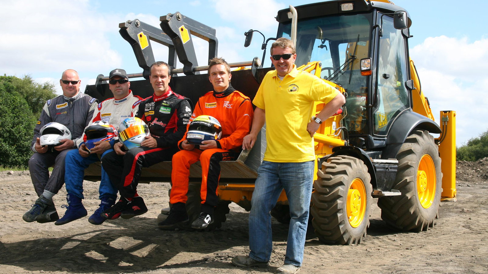 BTCC Drivers at Diggerland