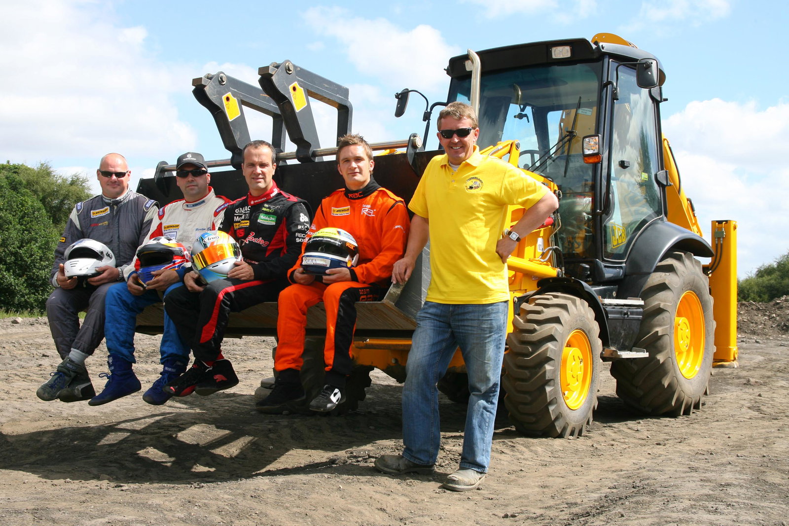 BTCC Drivers at Diggerland