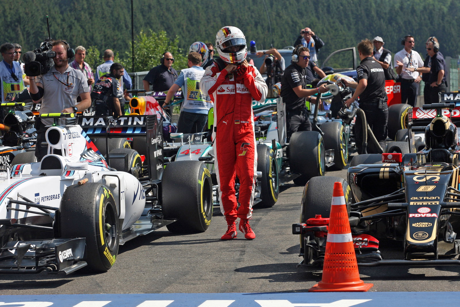 F1 Belgian Grand Prix: Starting grid