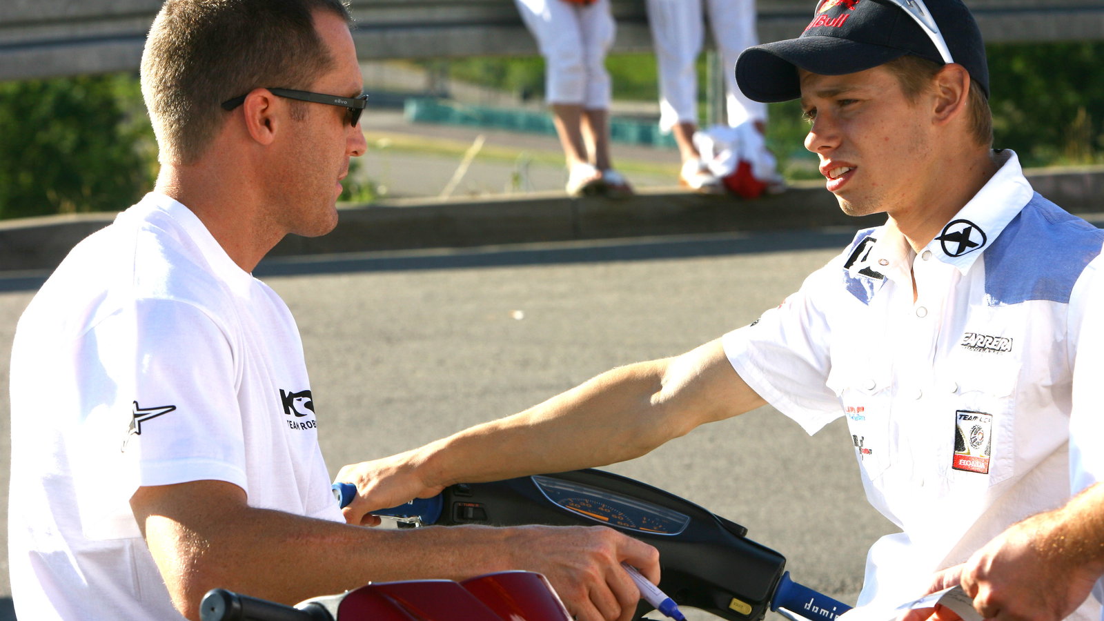 Roberts and Stoner, German MotoGP, 2006