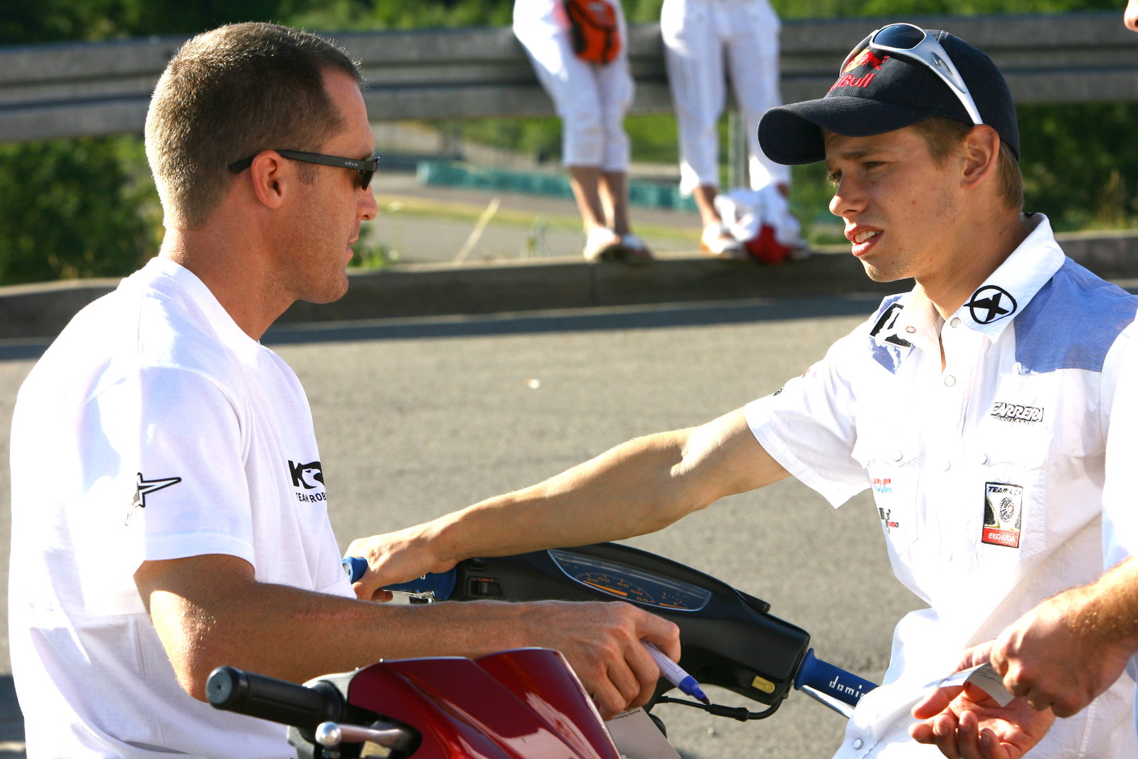 Roberts and Stoner, German MotoGP, 2006