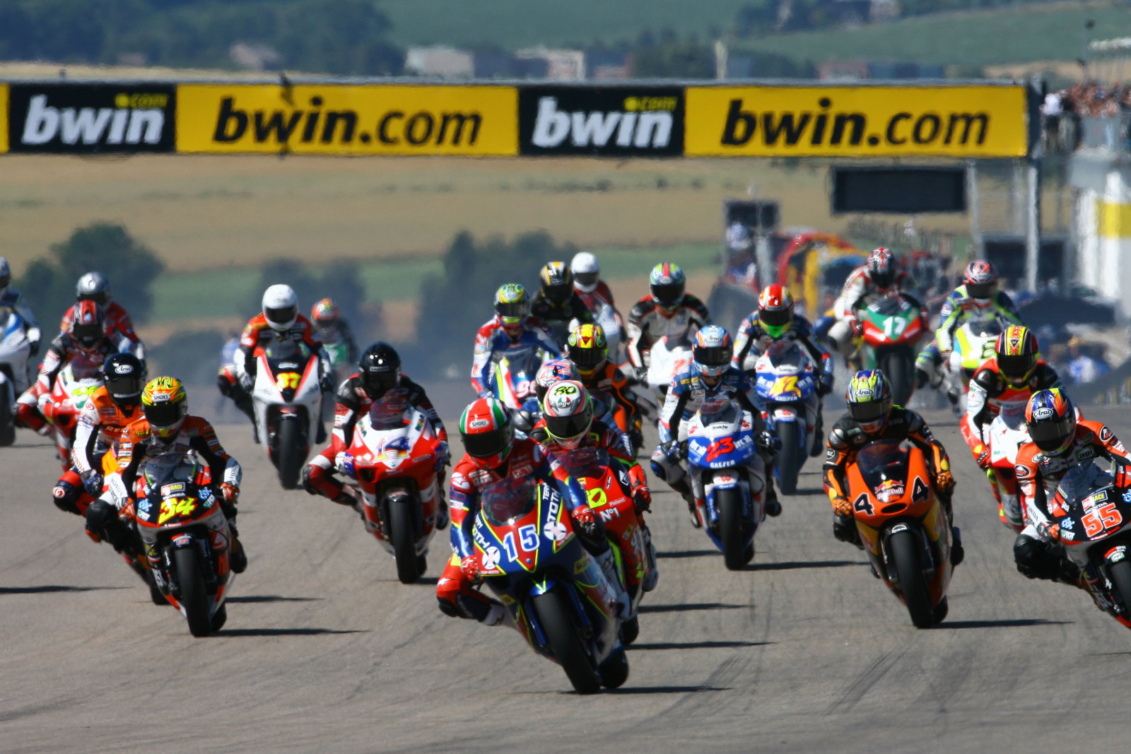 Start, German 250GP Race 2006