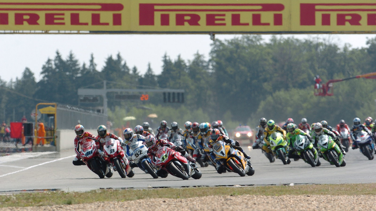 Start, Czech WSBK Race 1, 2006