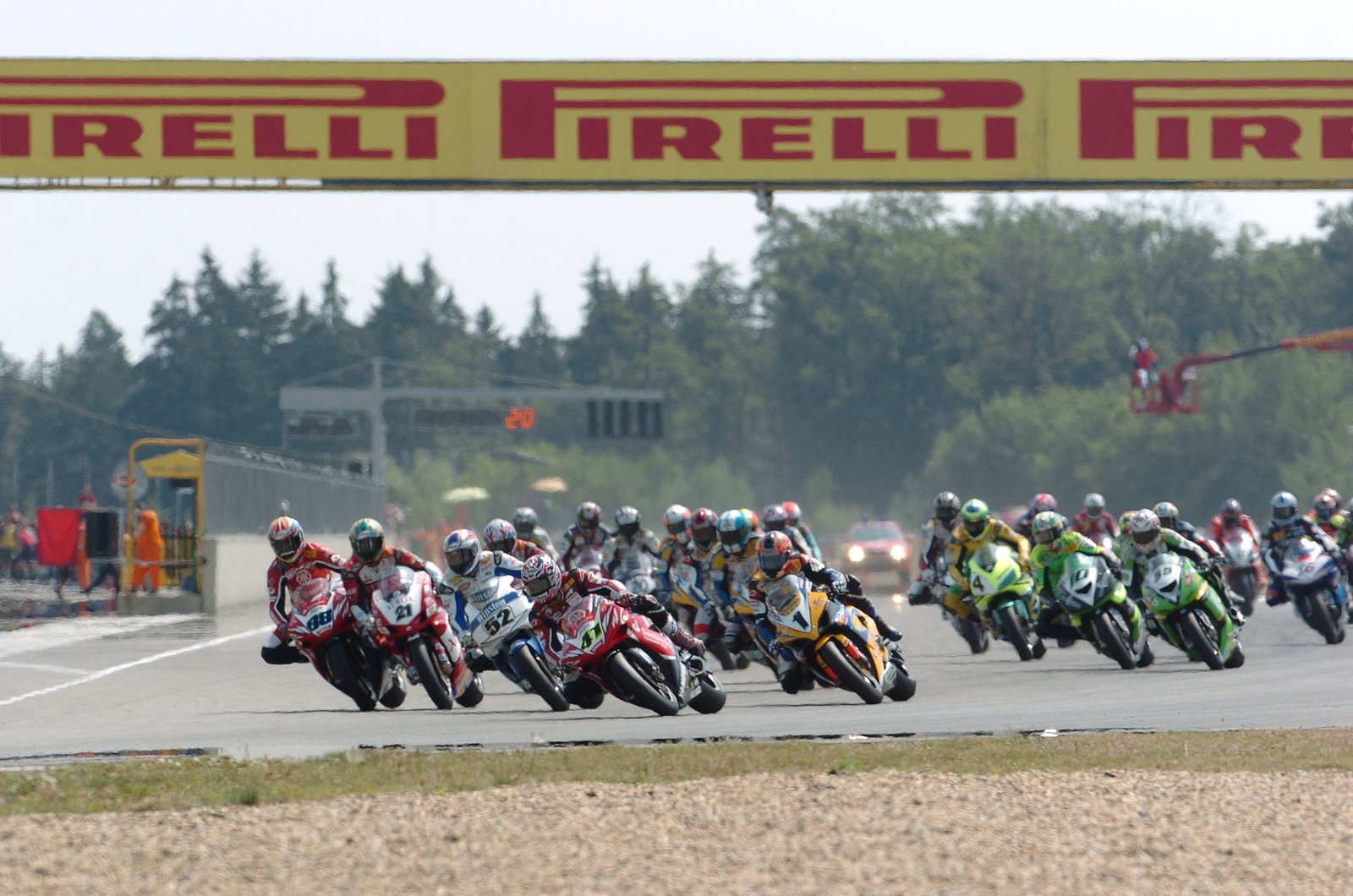 Start, Czech WSBK Race 1, 2006