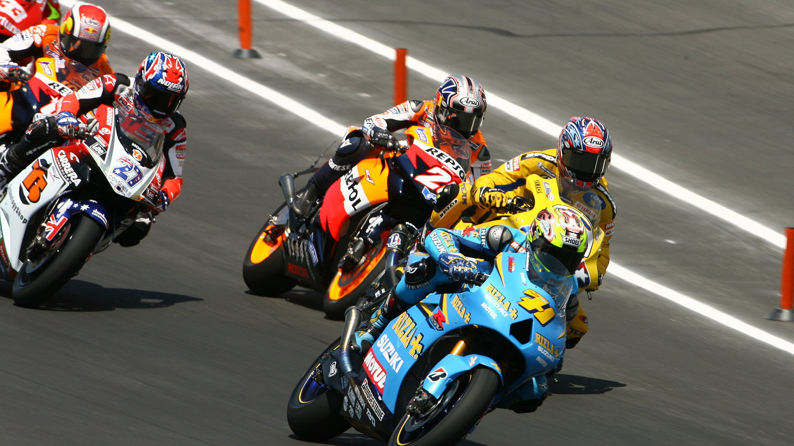 Vermeulen leads, US MotoGP Race 2006