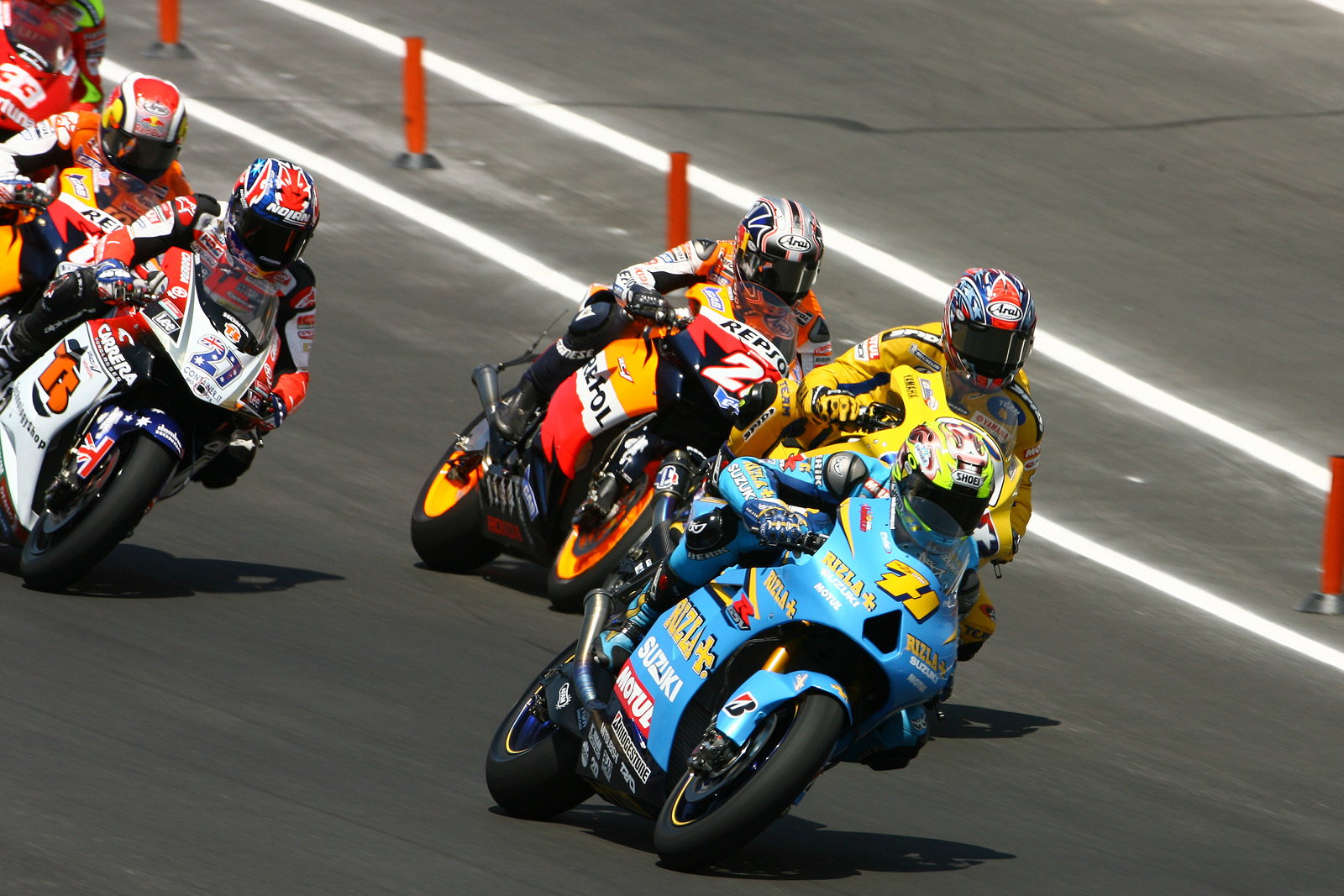 Vermeulen leads, US MotoGP Race 2006