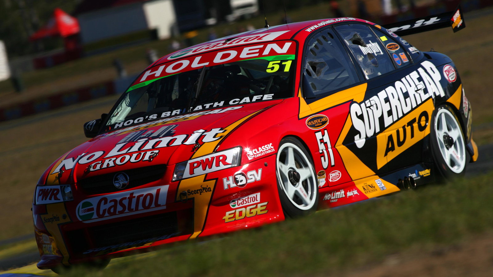 Greg Murphy, SuperCheap CommodoreRd 6 V8 SupercarsQld RacewayIpswichAust 23rd Jul 2006