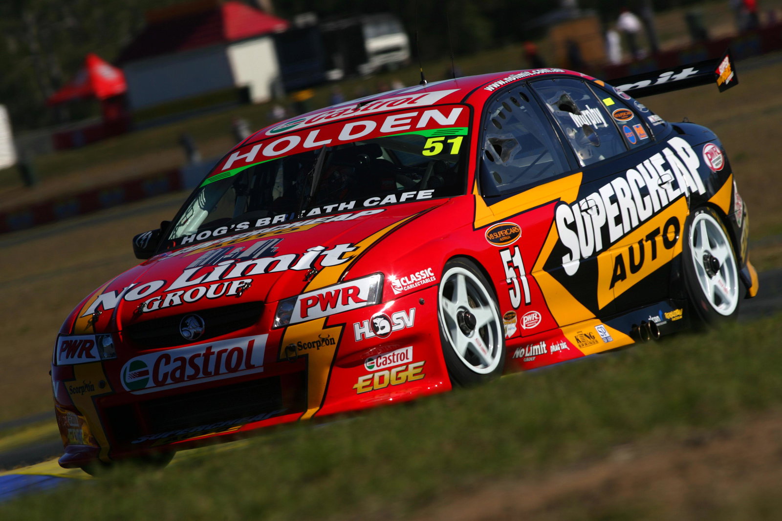 Greg Murphy, SuperCheap CommodoreRd 6 V8 SupercarsQld RacewayIpswichAust 23rd Jul 2006