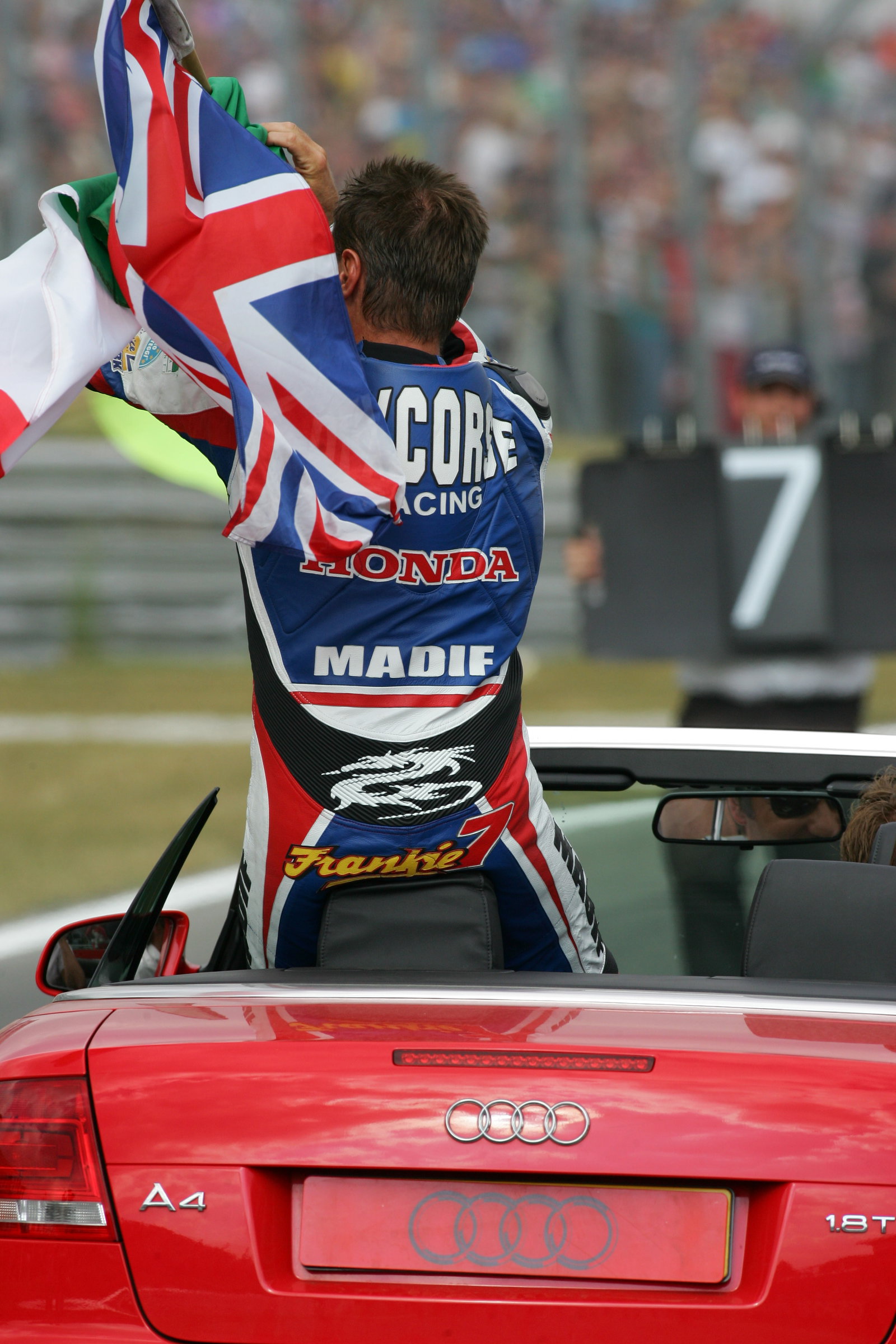 frankie chili team kalaffi honda world superbikes says farewell to brands hatch sunday 06/08/06