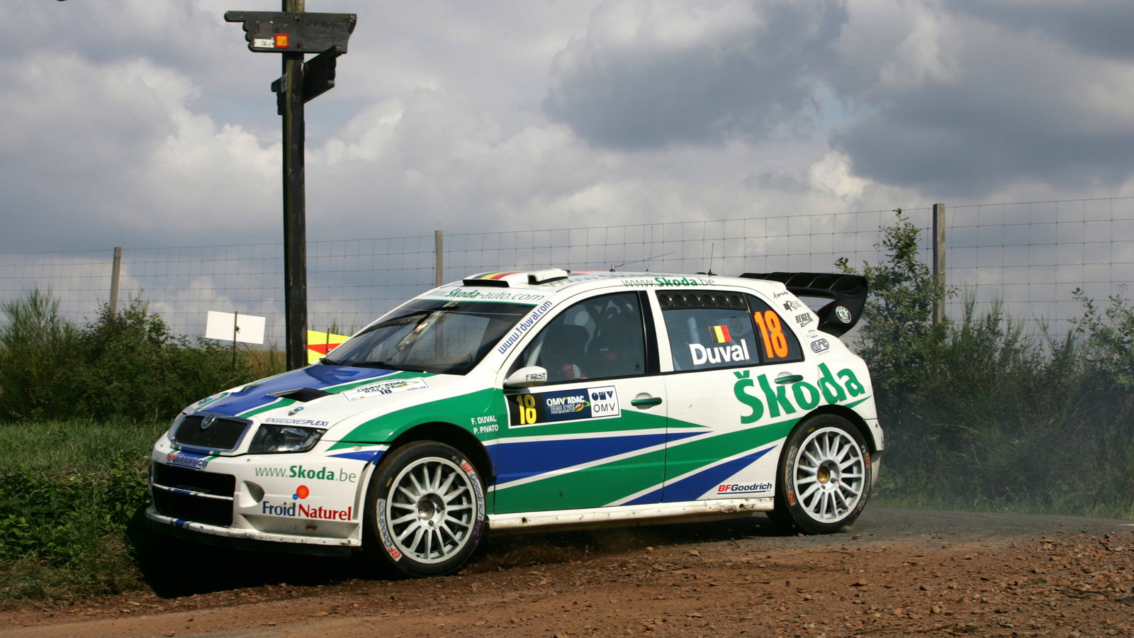 Francois Duval (BEL) First Skoda Fabia WRC World Rally of Germany, 11-13 August 2006, Germany