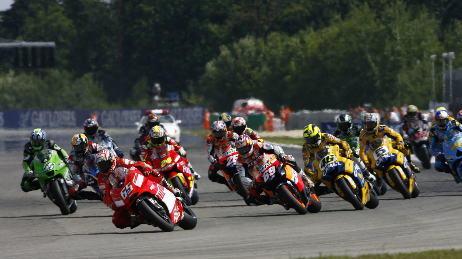 Start, Czech MotoGP Race, 2006