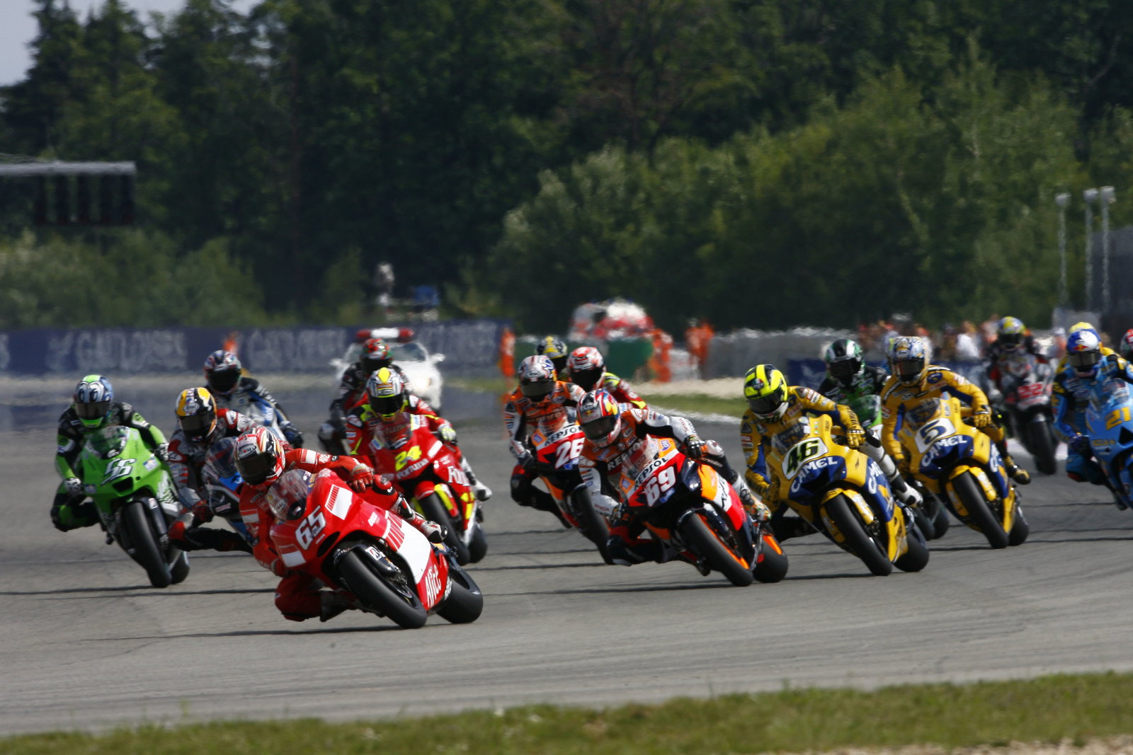 Start, Czech MotoGP Race, 2006