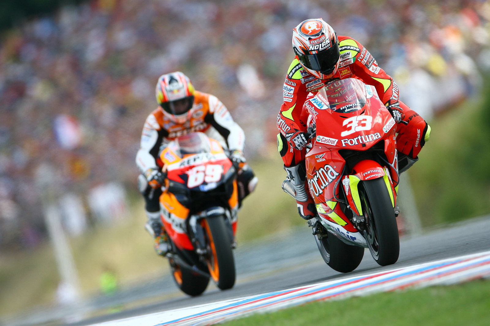 Melandri, Hayden, Czech MotoGP Race 2006