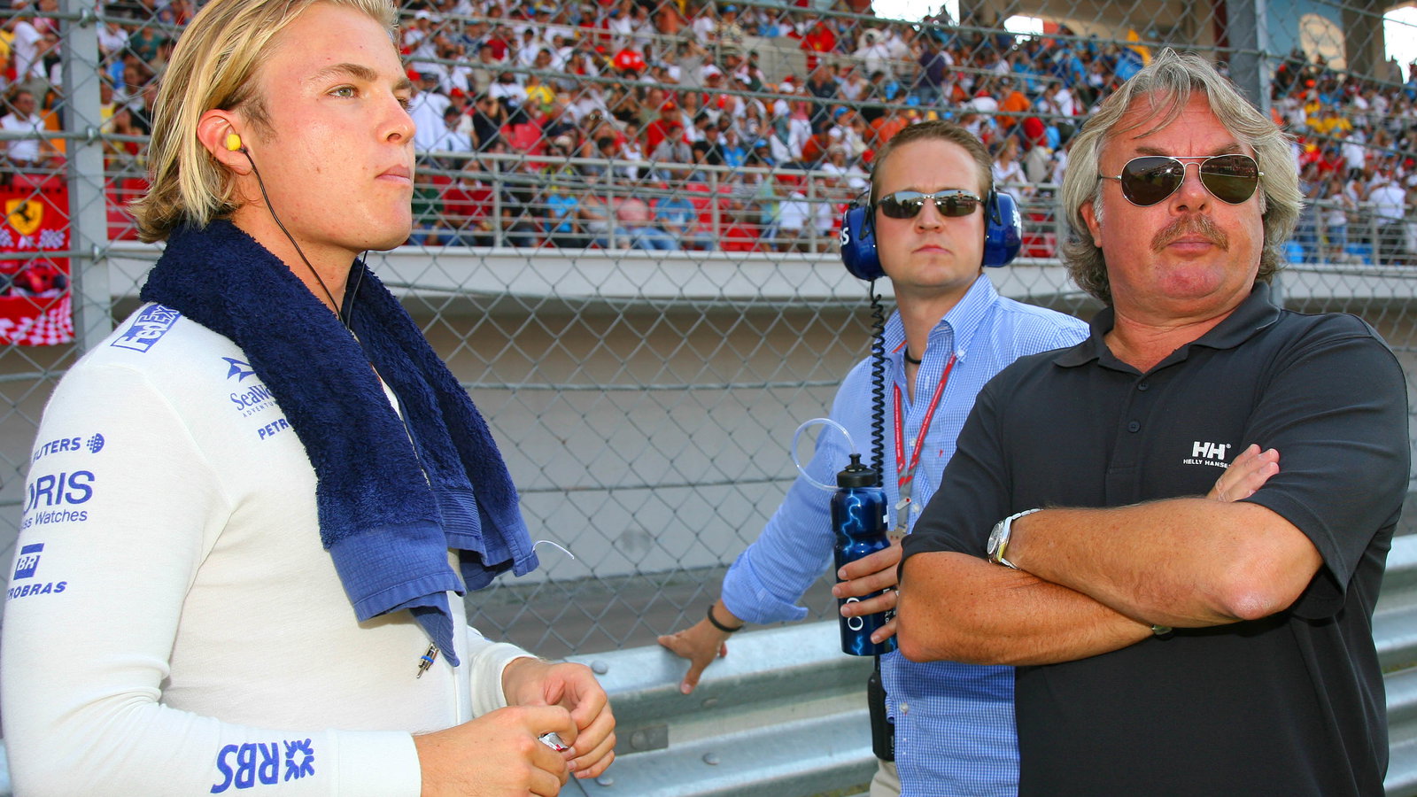 27.08.2006 Istanbul, Turkey,
Nico Rosberg (GER), WilliamsF1 Team and Keke Rosberg (FIN) - Formula 