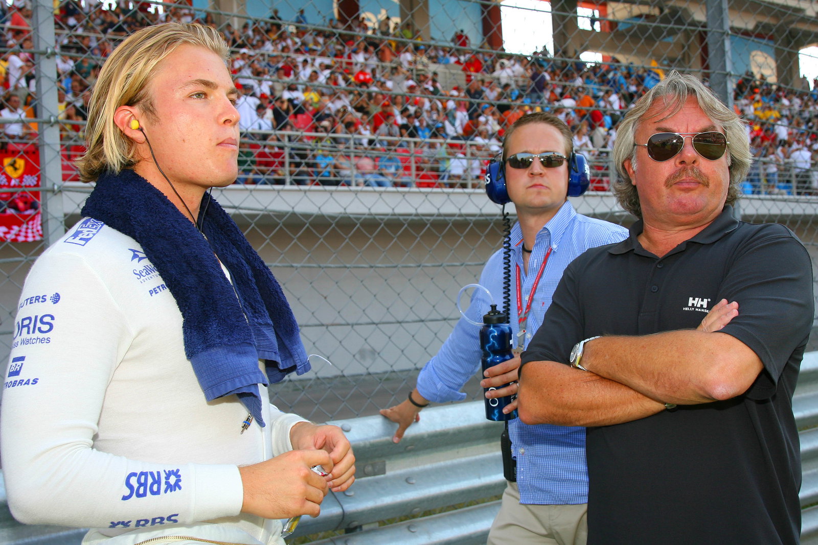 27.08.2006 Istanbul, Turkey,
Nico Rosberg (GER), WilliamsF1 Team and Keke Rosberg (FIN) - Formula 