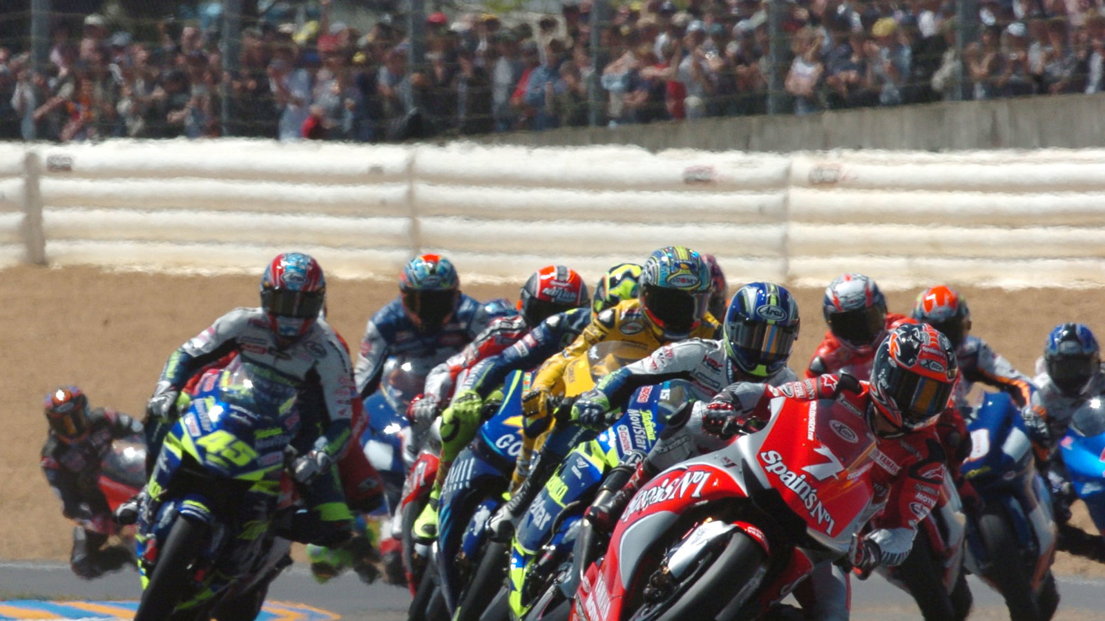Checa, French MotoGP race, 2004