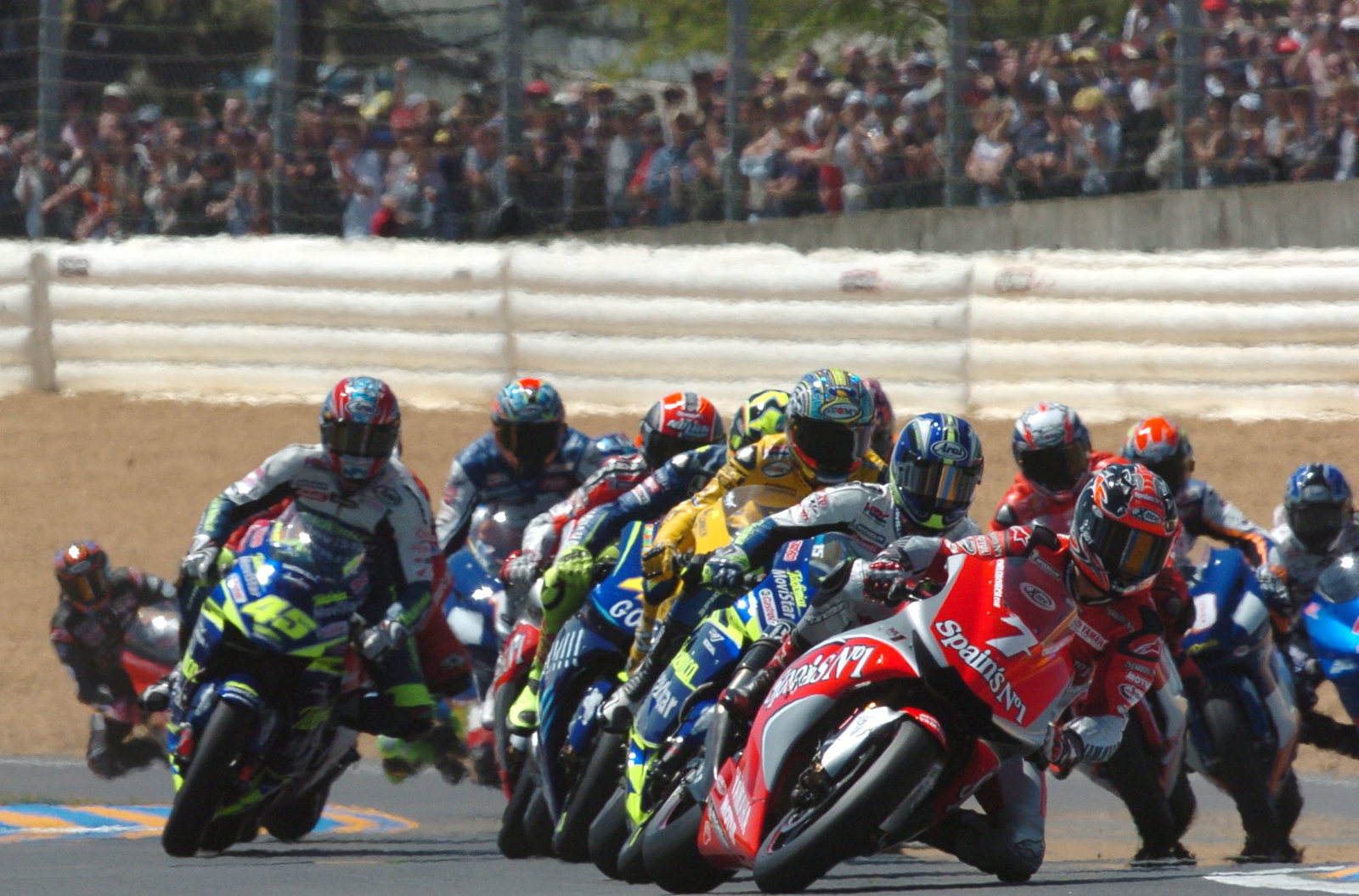 Checa, French MotoGP race, 2004