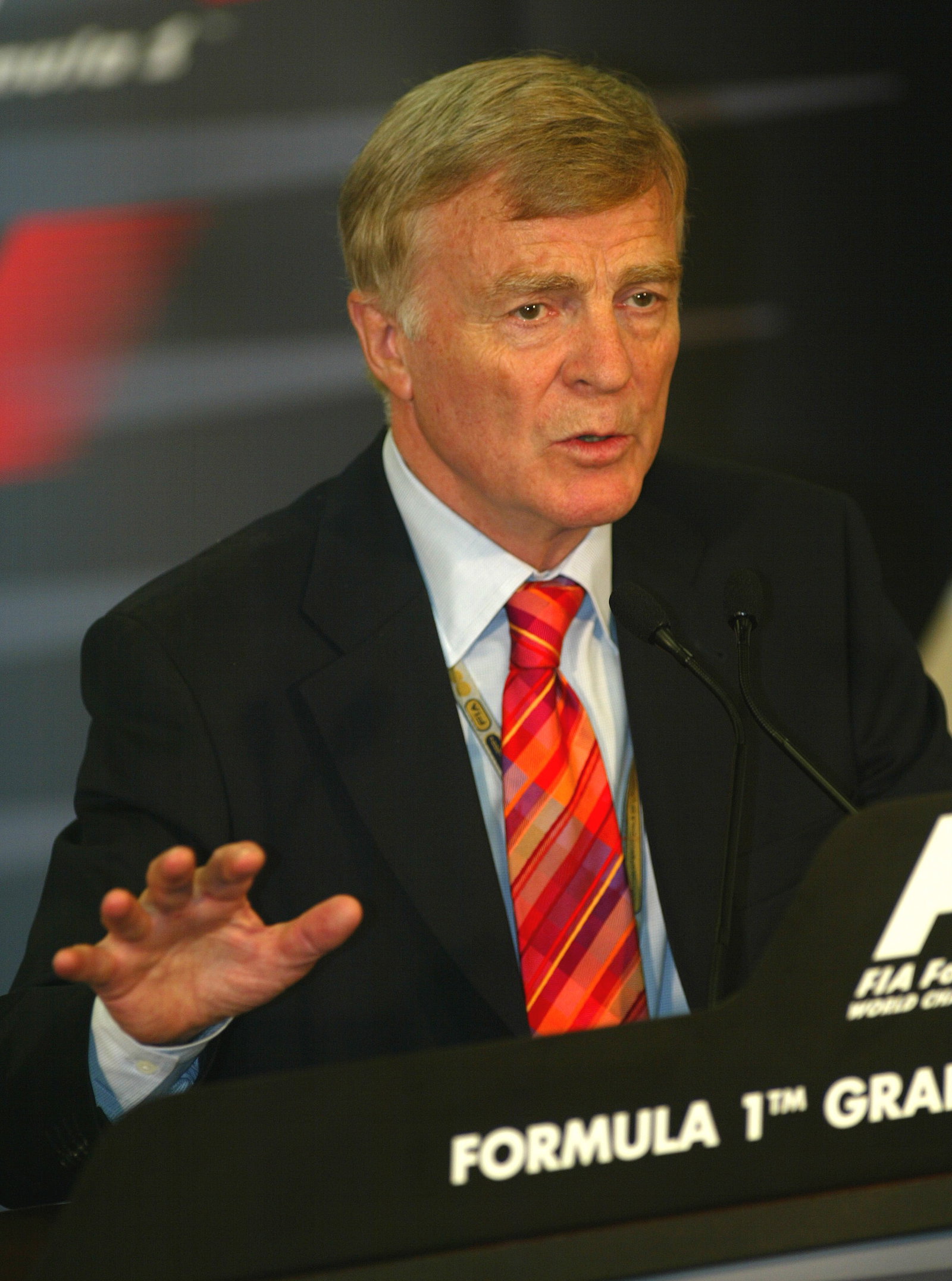 FIA president, Max Mosley