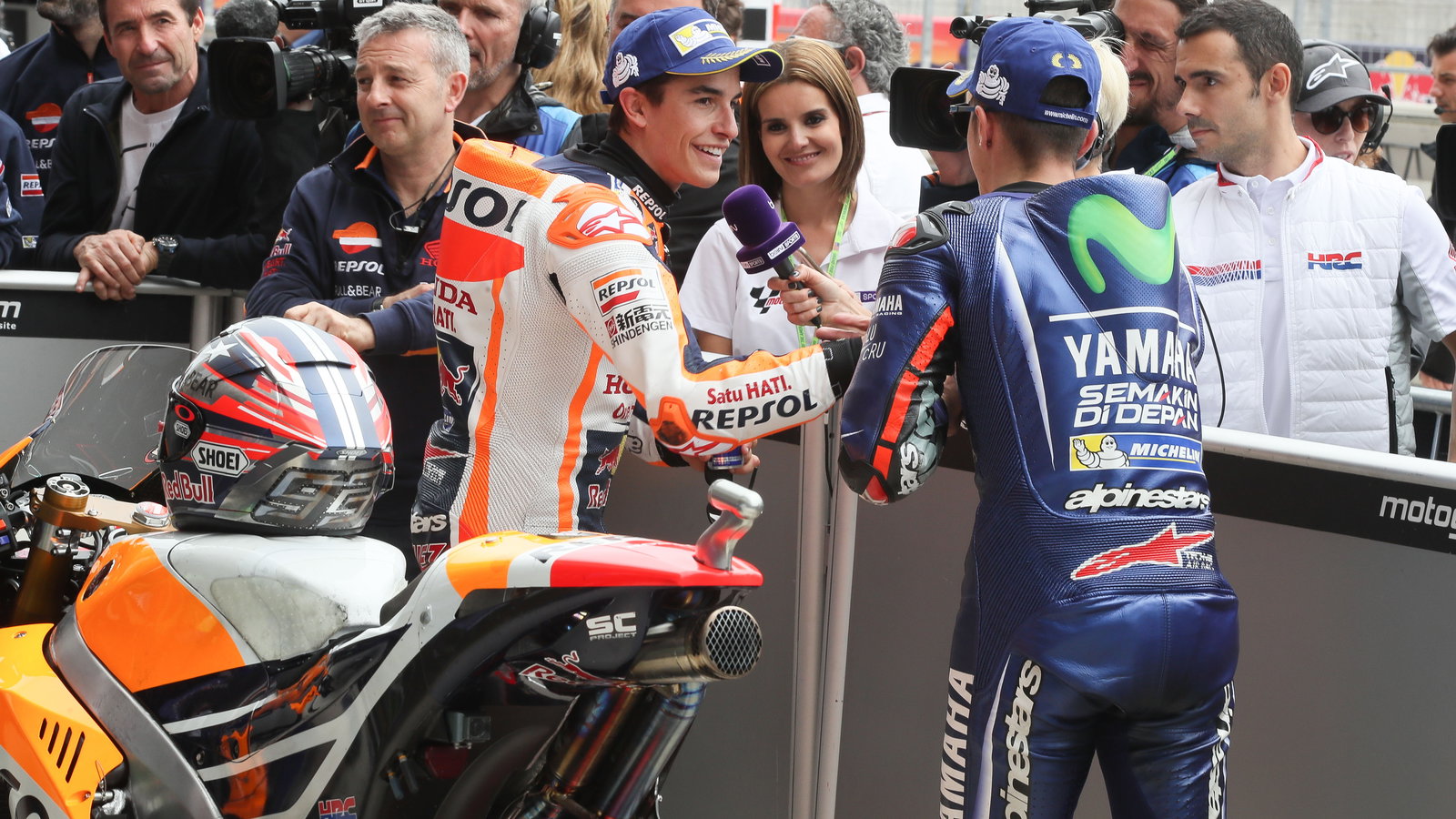 Marquez, Vinales, Qualifying, MotoGP, Grand Prix of the Americas, 2017.