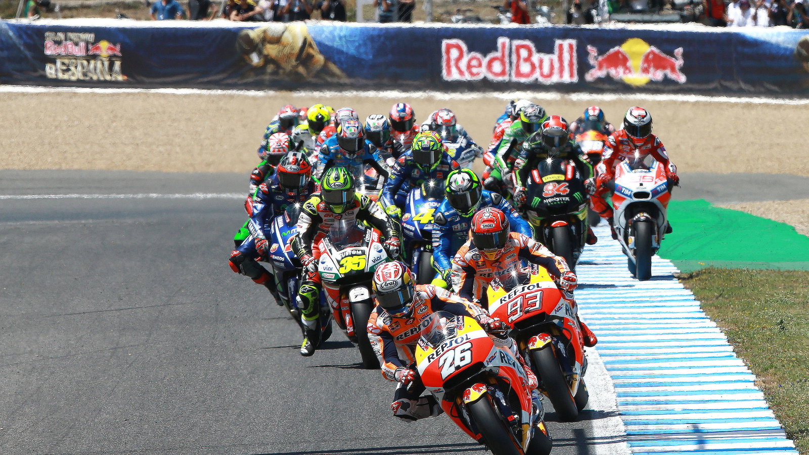 Pedrosa leads start, Spanish MotoGP 2017