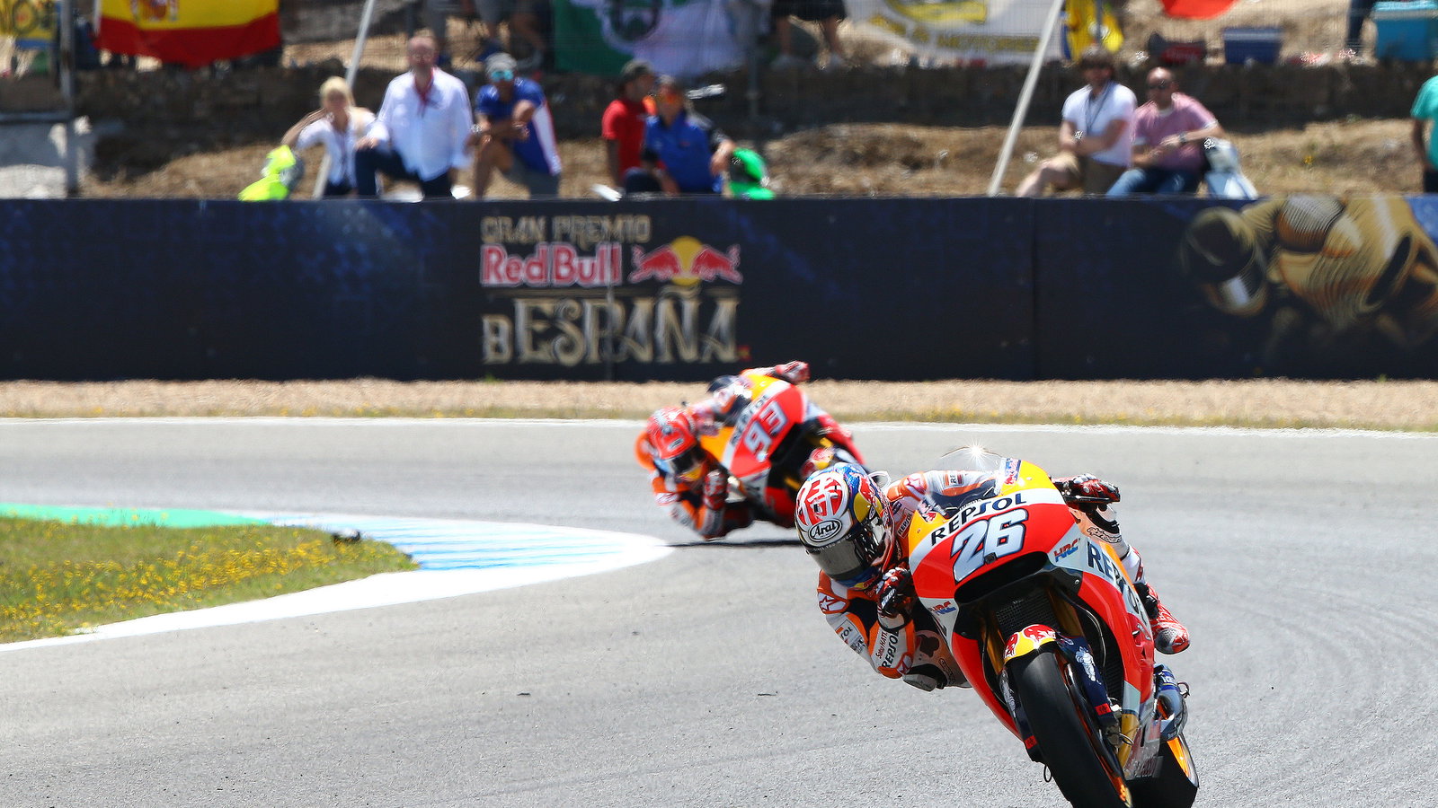 Pedrosa and Marquez, Spanish MotoGP 2017
