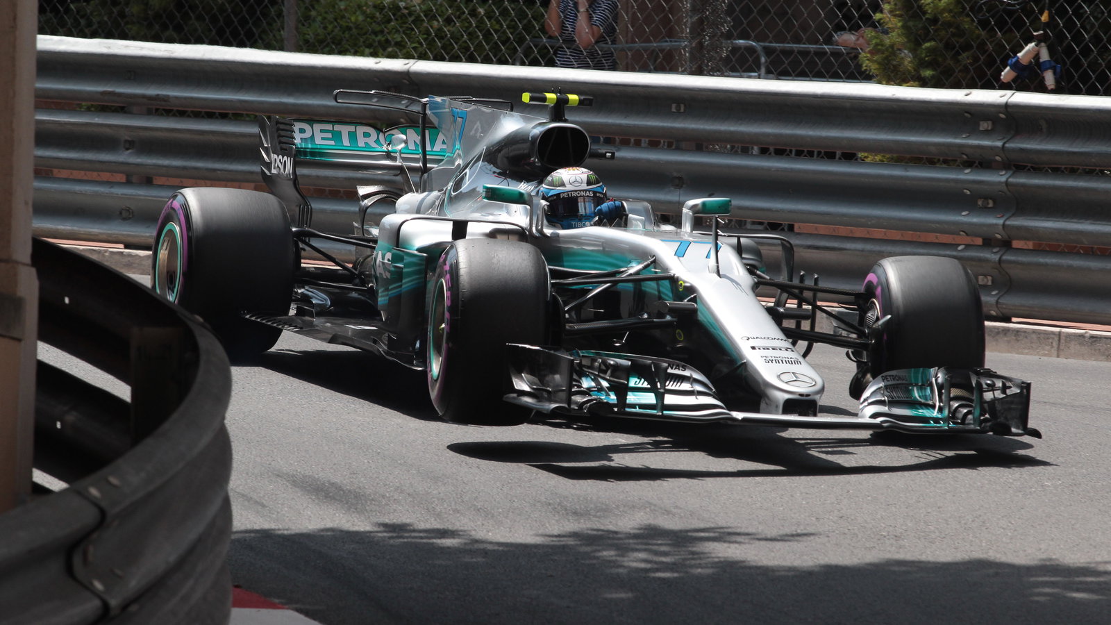 25.05.2017 - Free Practice 2, Valtteri Bottas (FIN) Mercedes AMG F1 W08