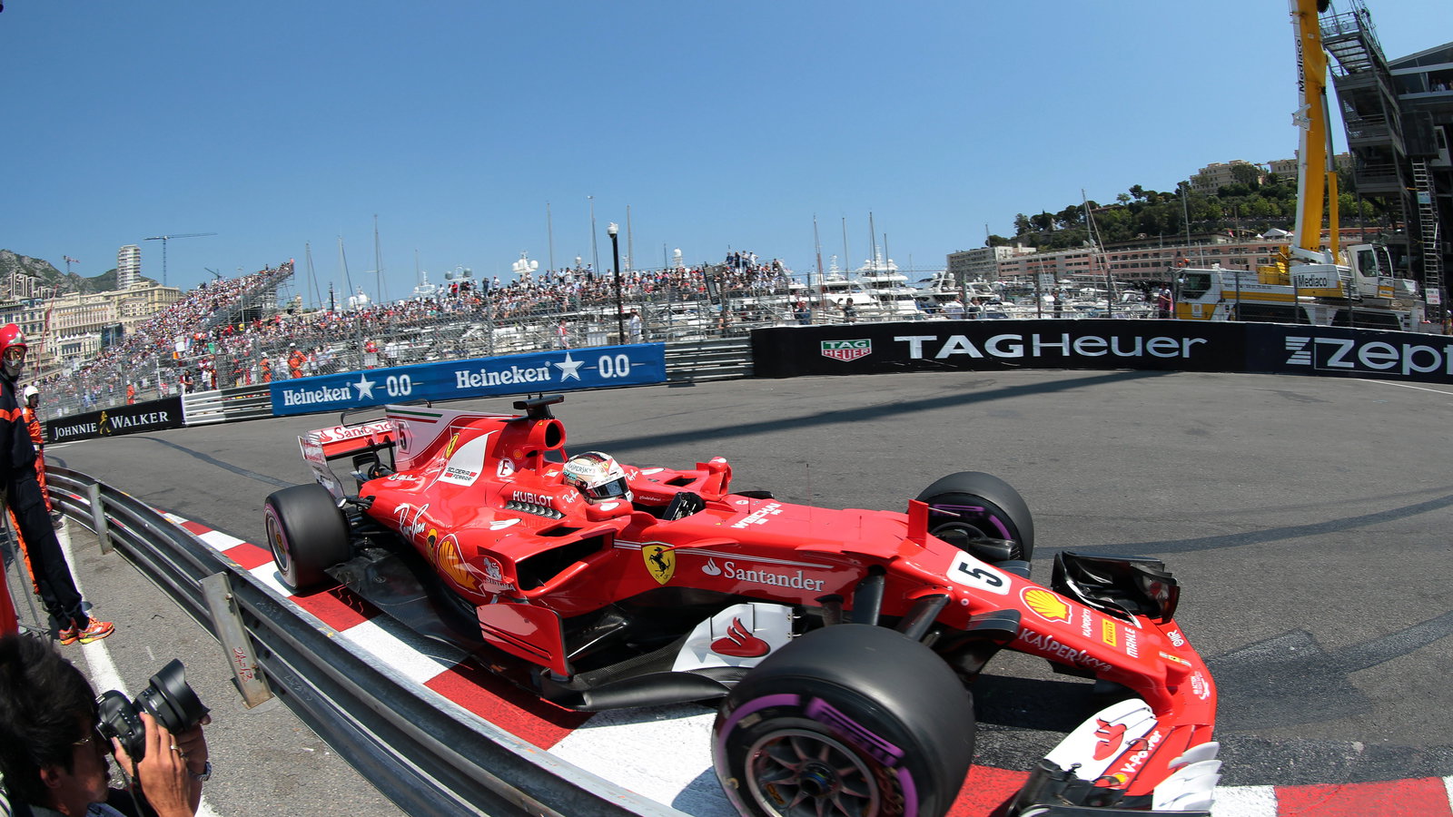 27.05.2017- Qualifying, Sebastian Vettel (GER) Scuderia Ferrari SF70H