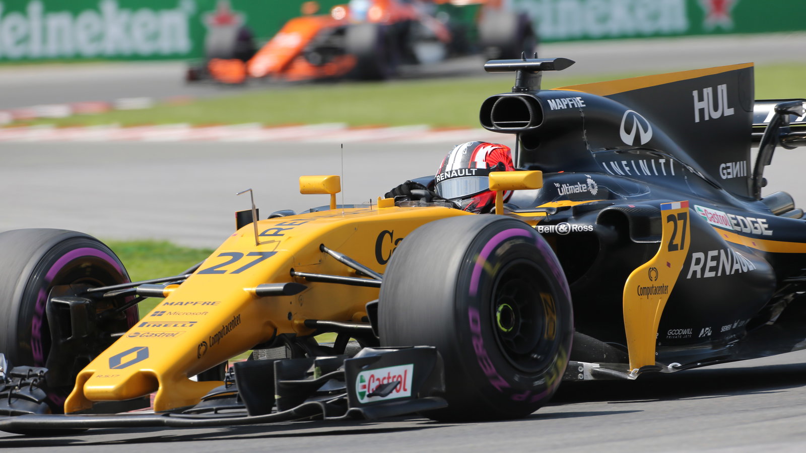 11.06.2017- Race, Nico Hulkenberg (GER) Renault Sport F1 Team RS17