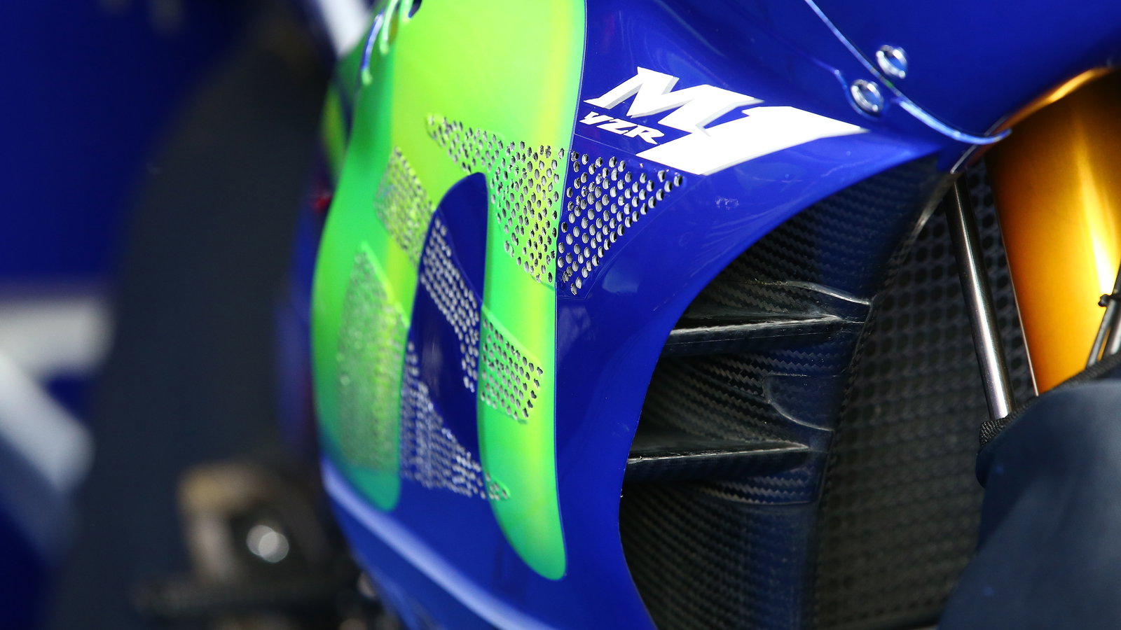 Vinales new Yamaha fairing, German MotoGP 2017