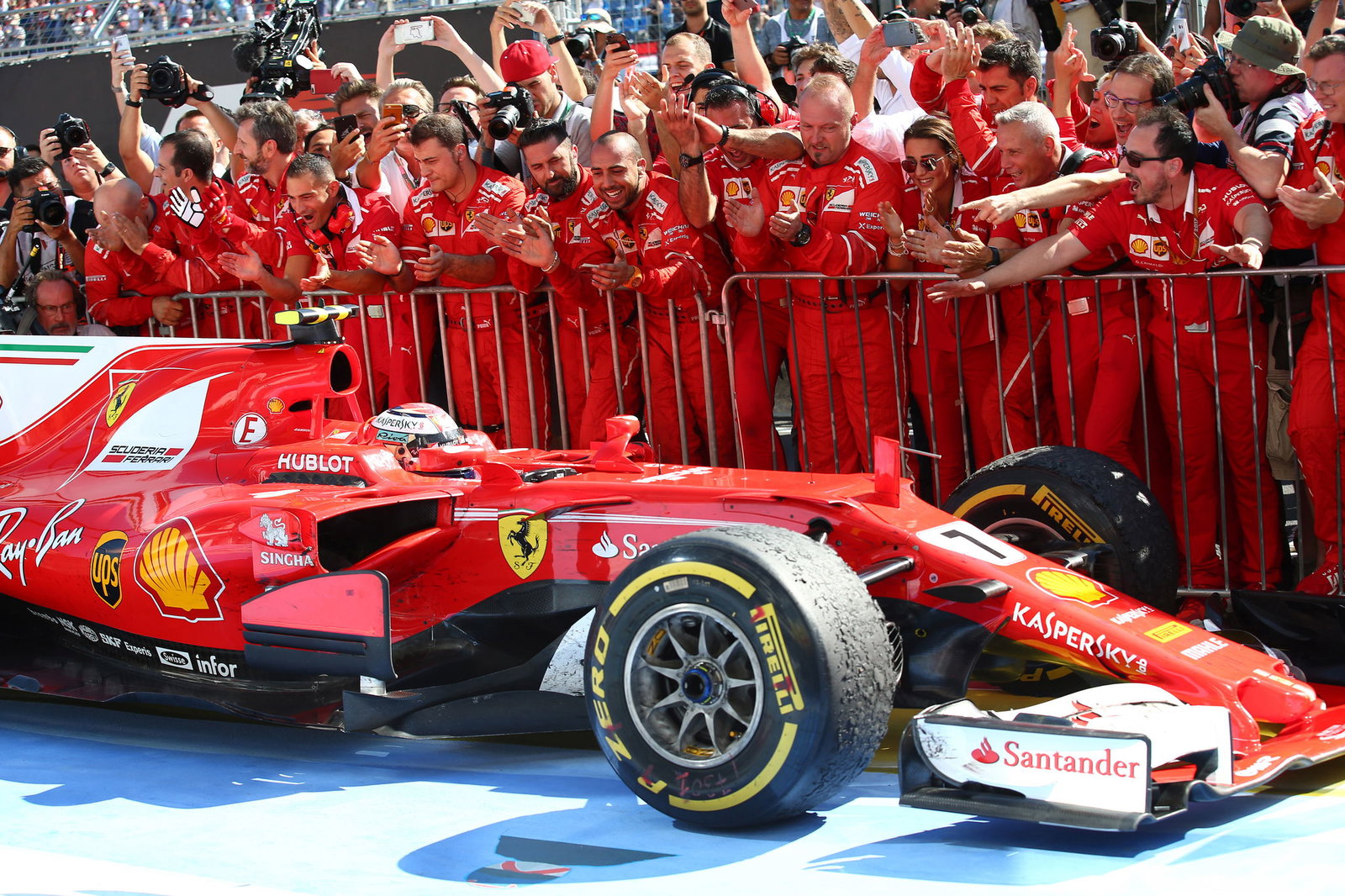 F1 Hungarian GP: Vettel holds on for contentious Hungarian GP win