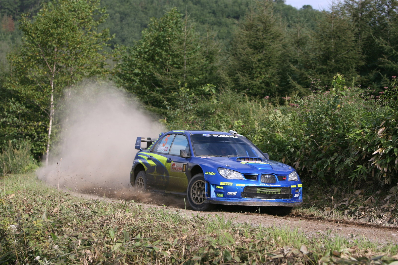 Petter Solberg (NOR) Subaru WRT Impreza WRC World Rally of Japan, 1-3 September 2006, Japan.