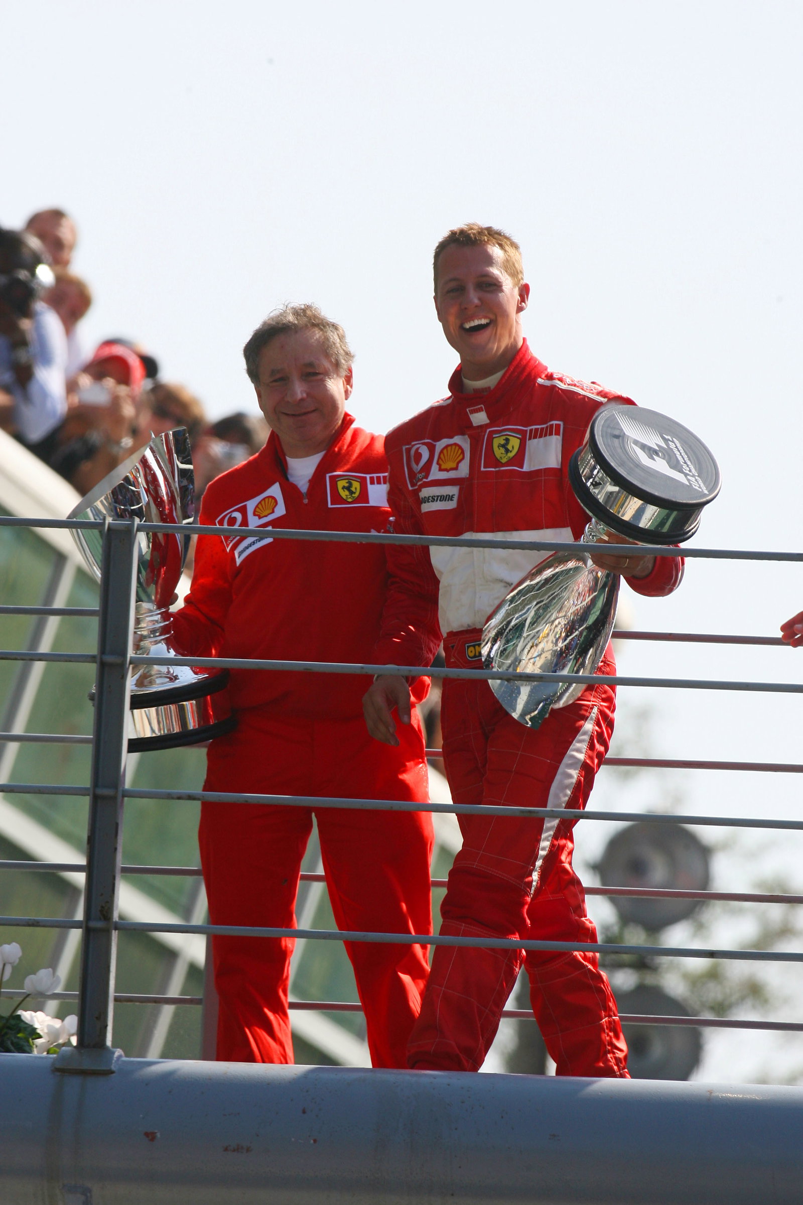 10.09.2006 Monza, Italy, Michael Schumacher (GER), Scuderia Ferrari, Jean Todt (FRA), Scuderia Ferra