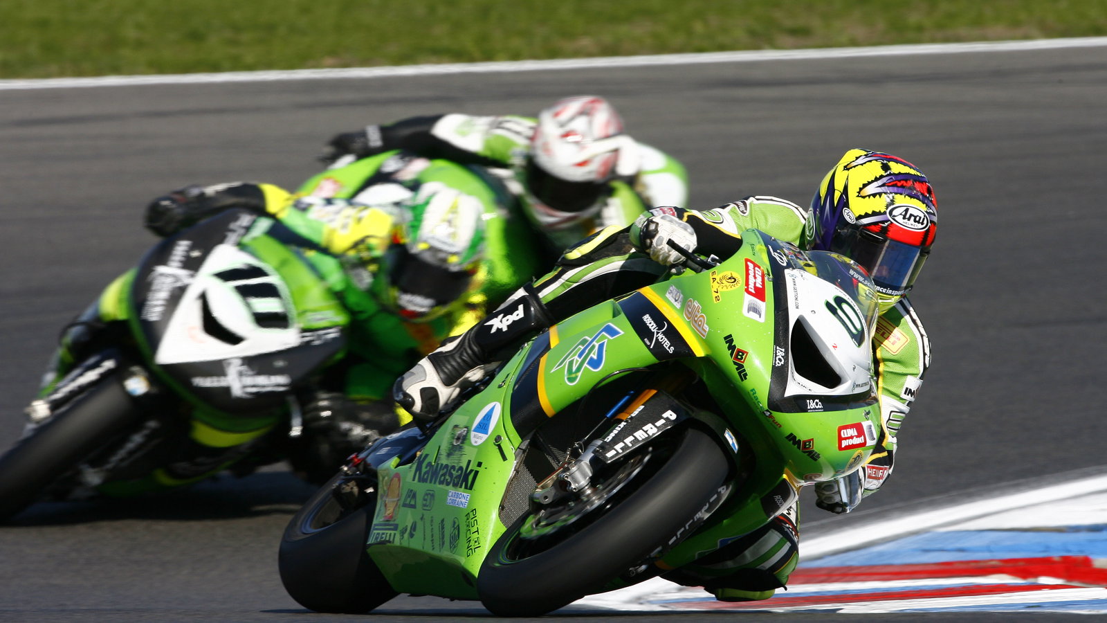 Walker, Nieto, Laconi, Lausitzring WSBK Race 1, 2006
