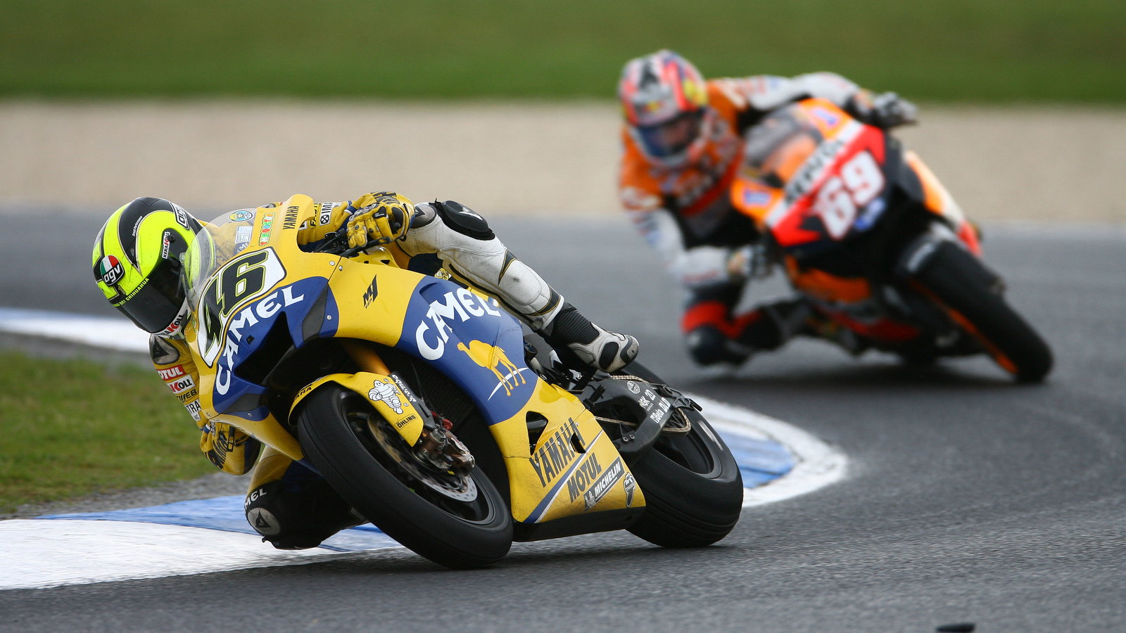Rossi, Hayden, Australian MotoGP Race 2006
