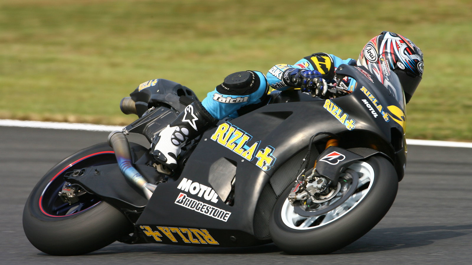 Aoki on 800 Suzuki, Motegi MotoGP Test 2006