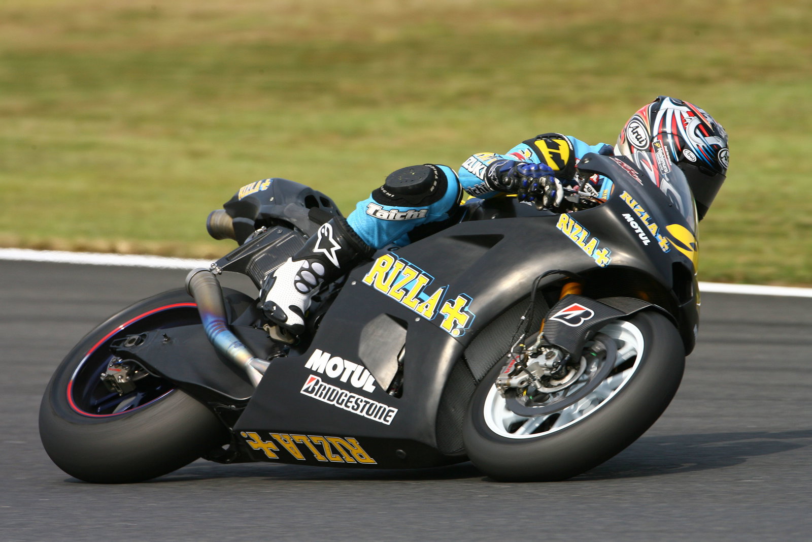 Aoki on 800 Suzuki, Motegi MotoGP Test 2006