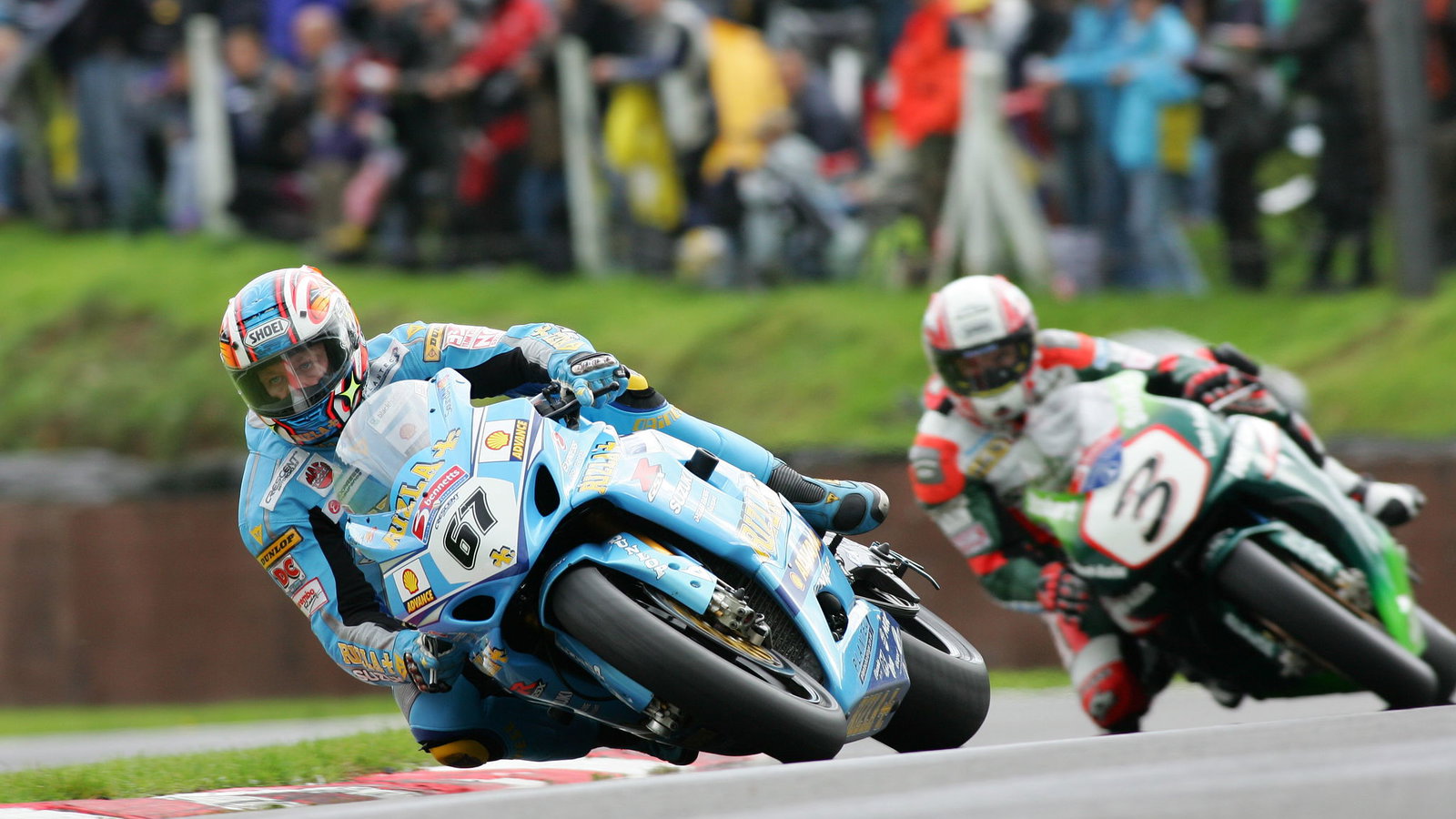 shane byrne rizla suzuki bsb 2006 race 1 brands hatch sunday 01/10/06