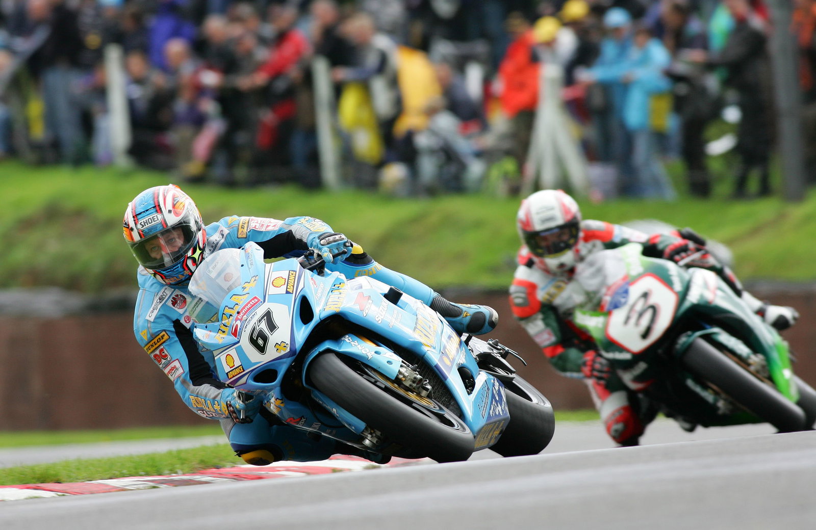 shane byrne rizla suzuki bsb 2006 race 1 brands hatch sunday 01/10/06