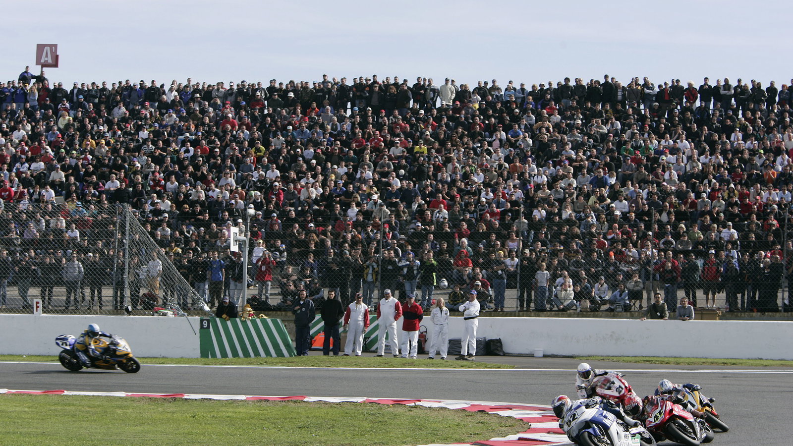 Toseland, Haga, Corser, Lanzi, Magny Cours WSBK Race 1, 2006