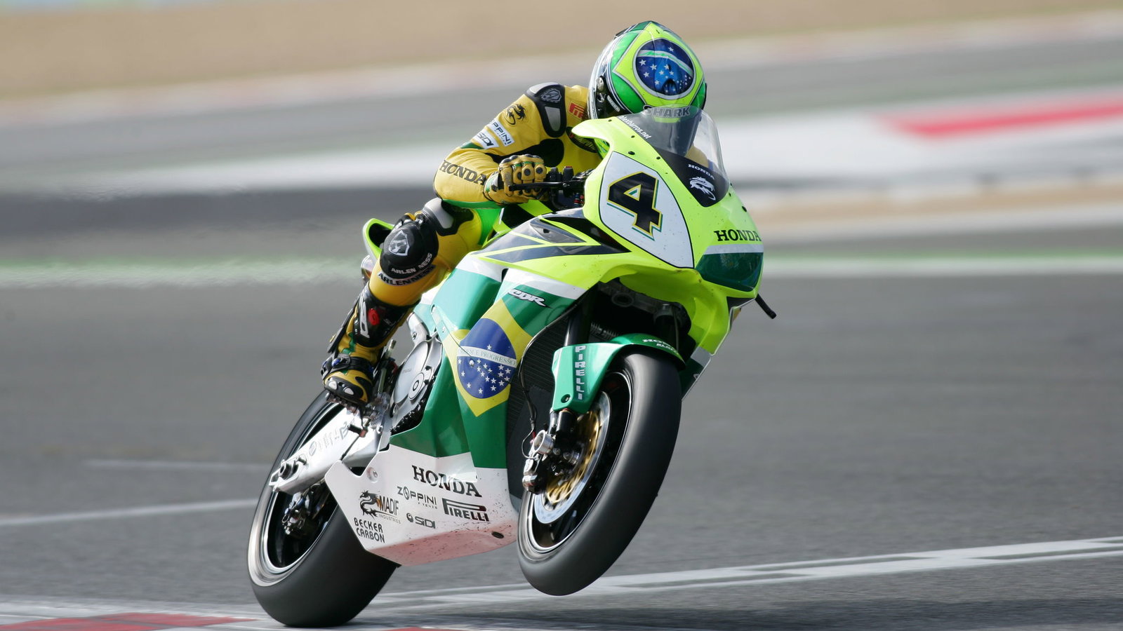 alex barros team klaffi honda world superbikes magny cours friday 06/10/06