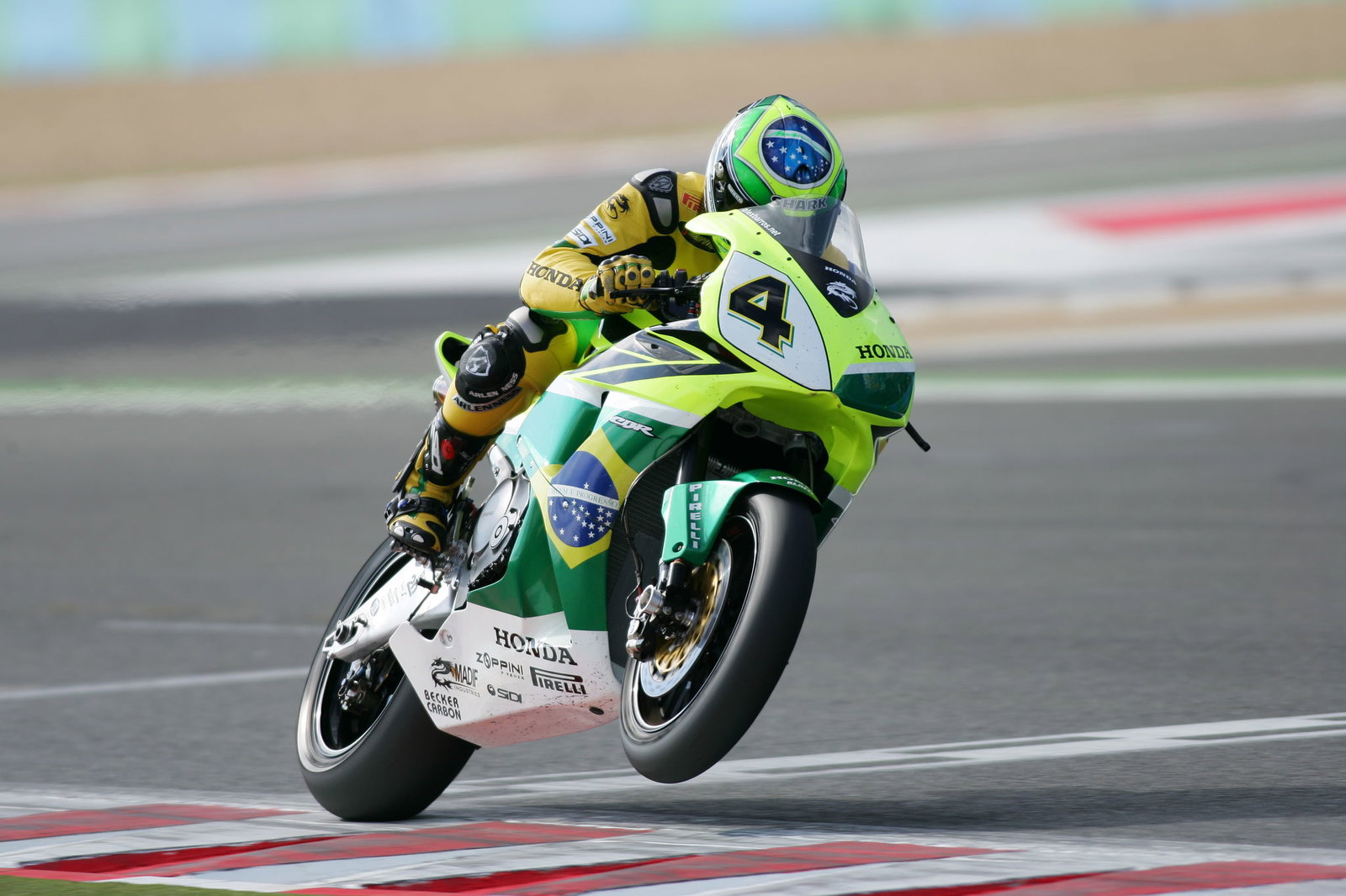 alex barros team klaffi honda world superbikes magny cours friday 06/10/06