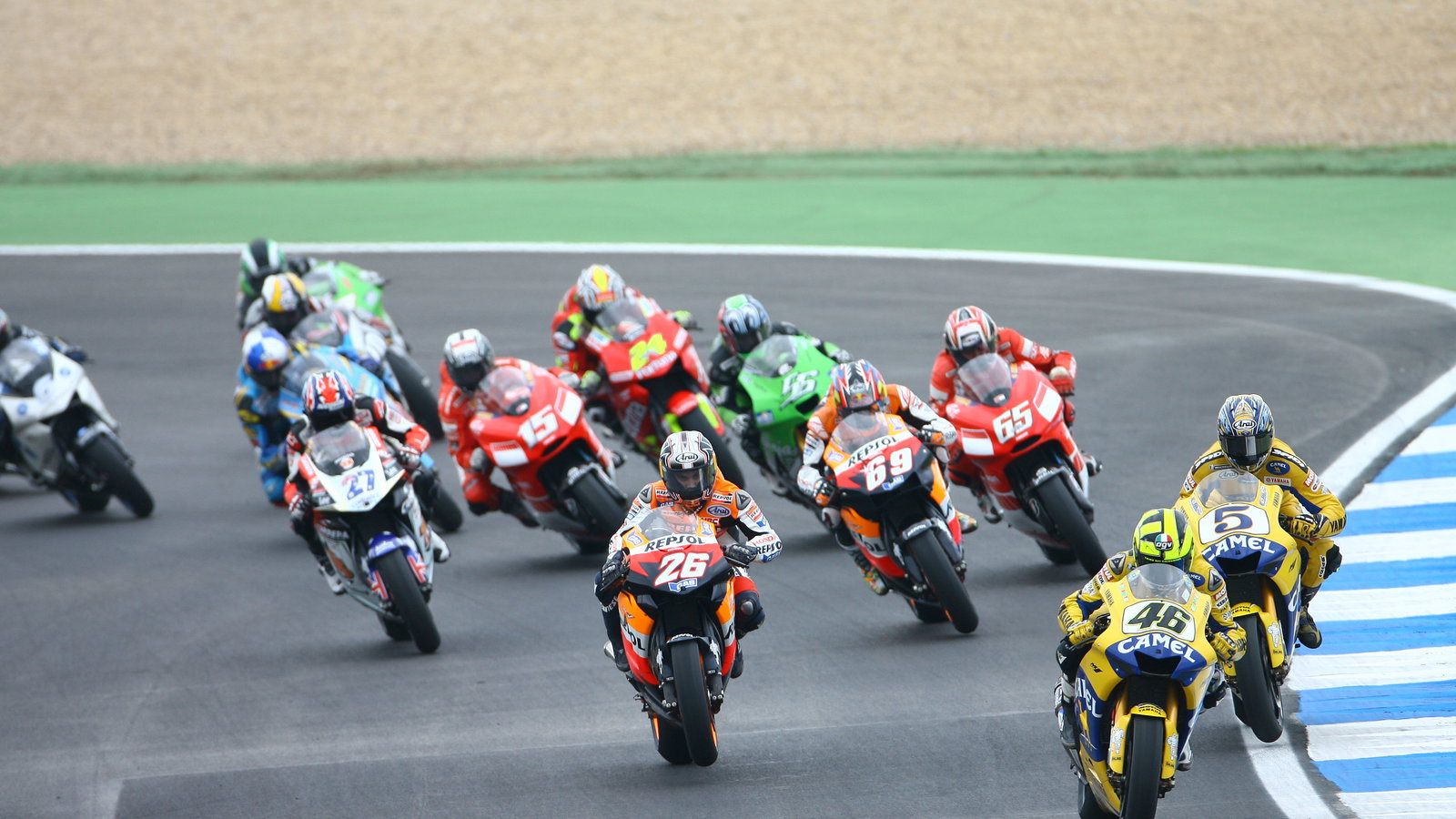 Rossi, Pedrosa, Edwards, Hayden, Portuguese MotoGP Race 2006