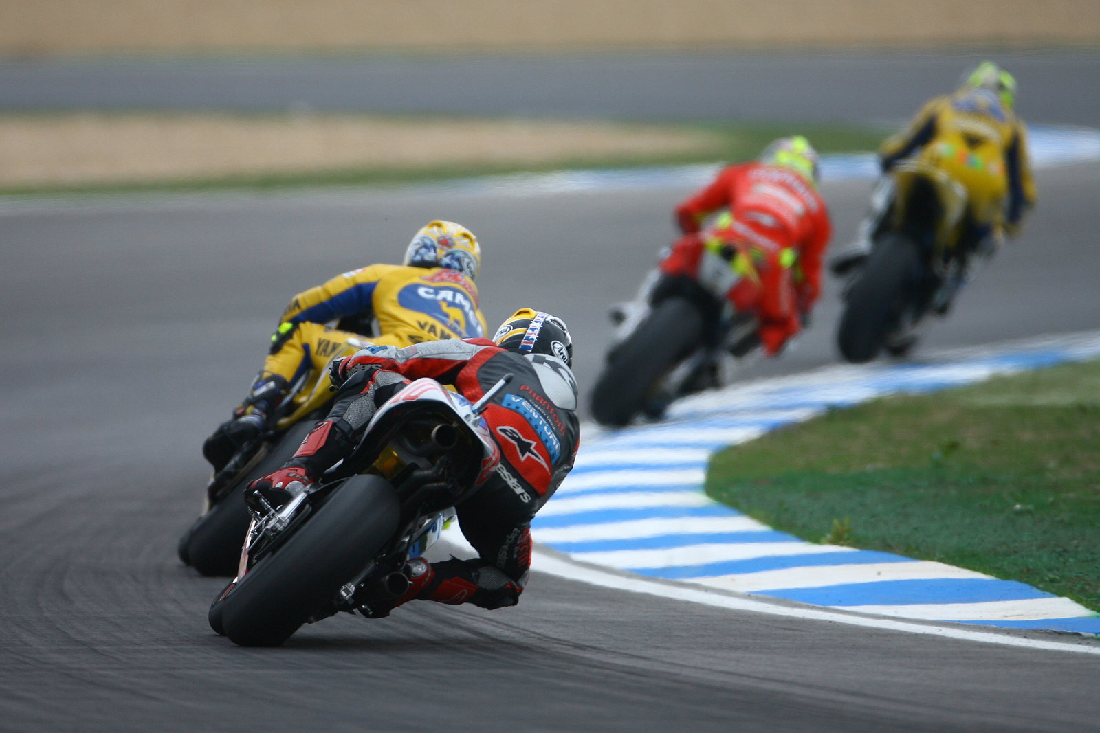 Roberts, Edwards, Elias, Rossi, Portuguese MotoGP Race 2006