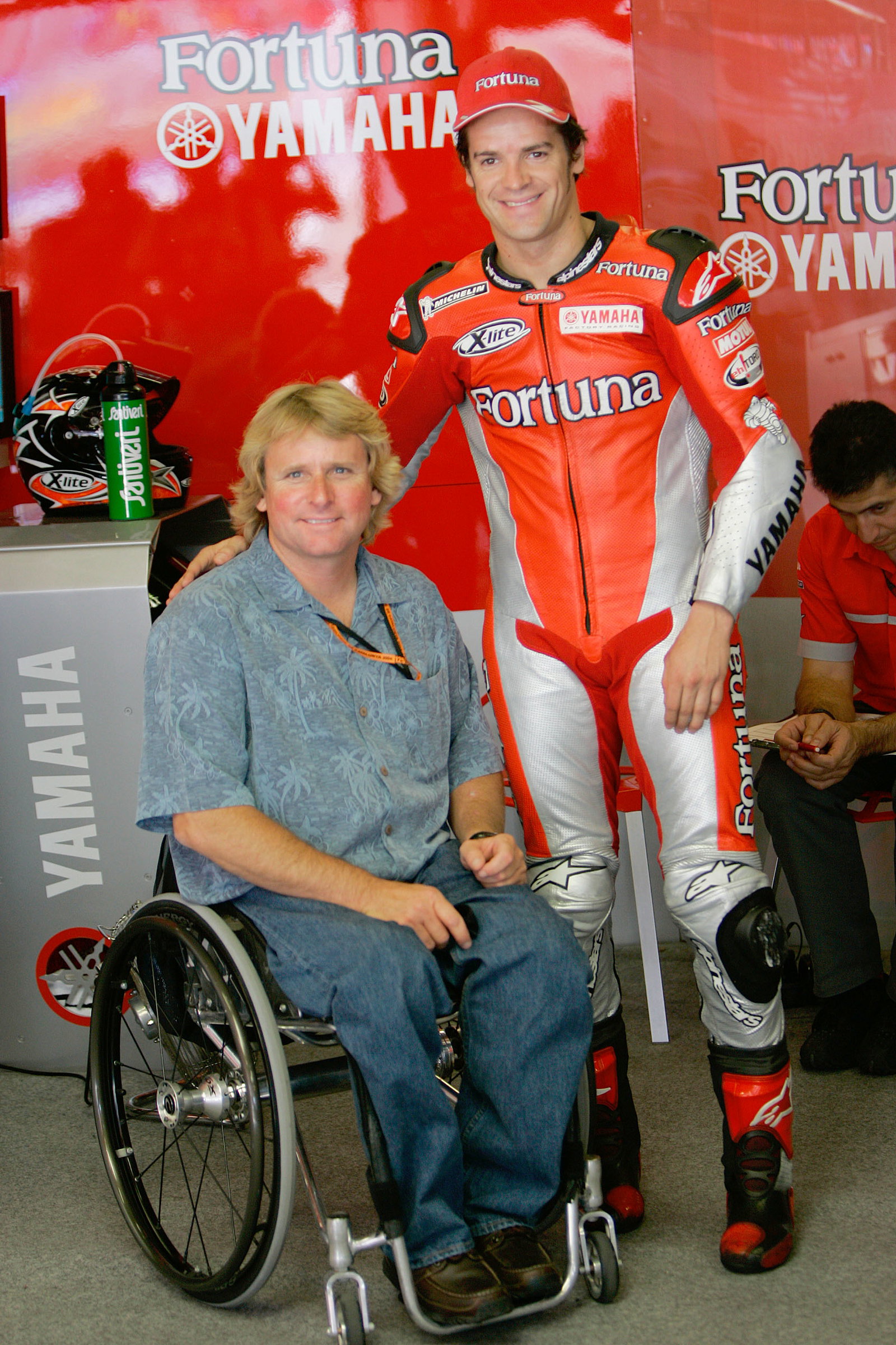 Rainey and Checa, Catalunya MotoGP, 2004