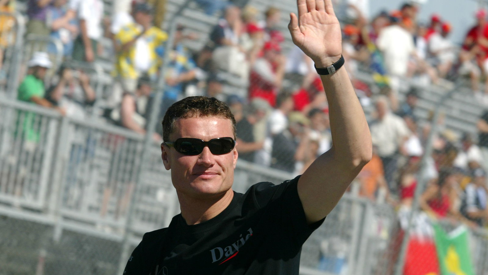 David Coulthard at the drivers parade