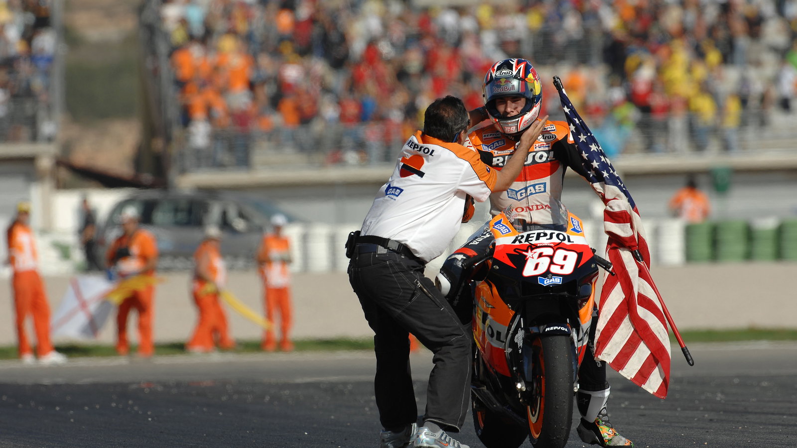 Hayden world champion, Valencia MotoGP Race 2006