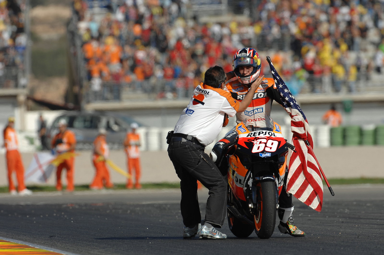 Hayden world champion, Valencia MotoGP Race 2006