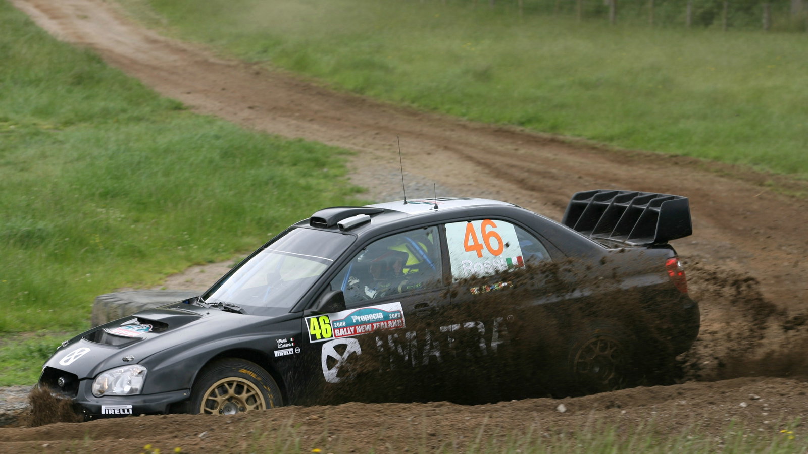 Rally New Zealand, 17 - 19 Novembre 2006
Valentino Rossi (ita) - Carlo Cassina (ita) subaru impreza