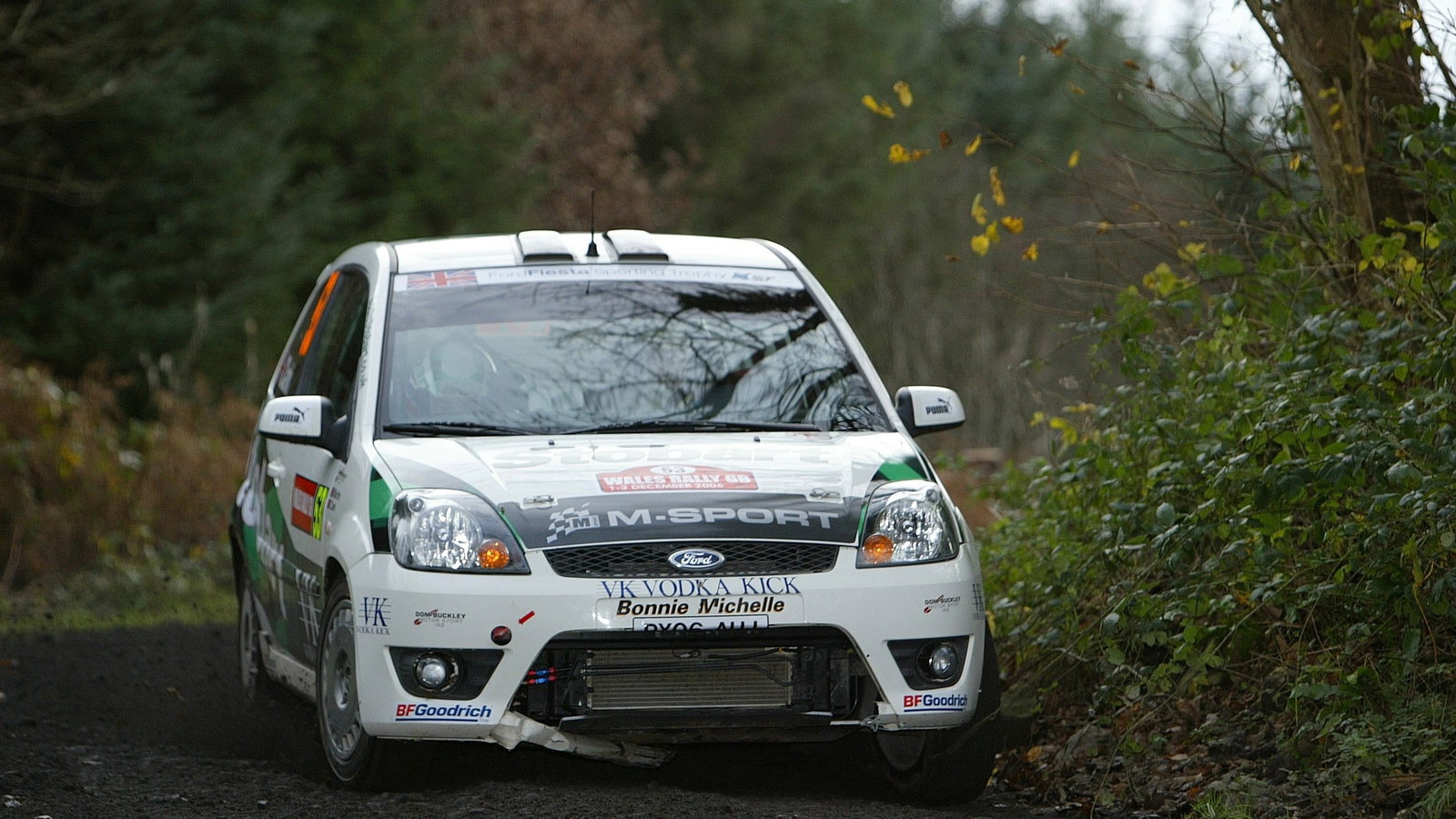 Barry Clark (GBR) - Scott Martin (GBR), Ford Fiesta ST [JWRC / FSTi]. Wales Rally GB, 1st-3rd Decemb